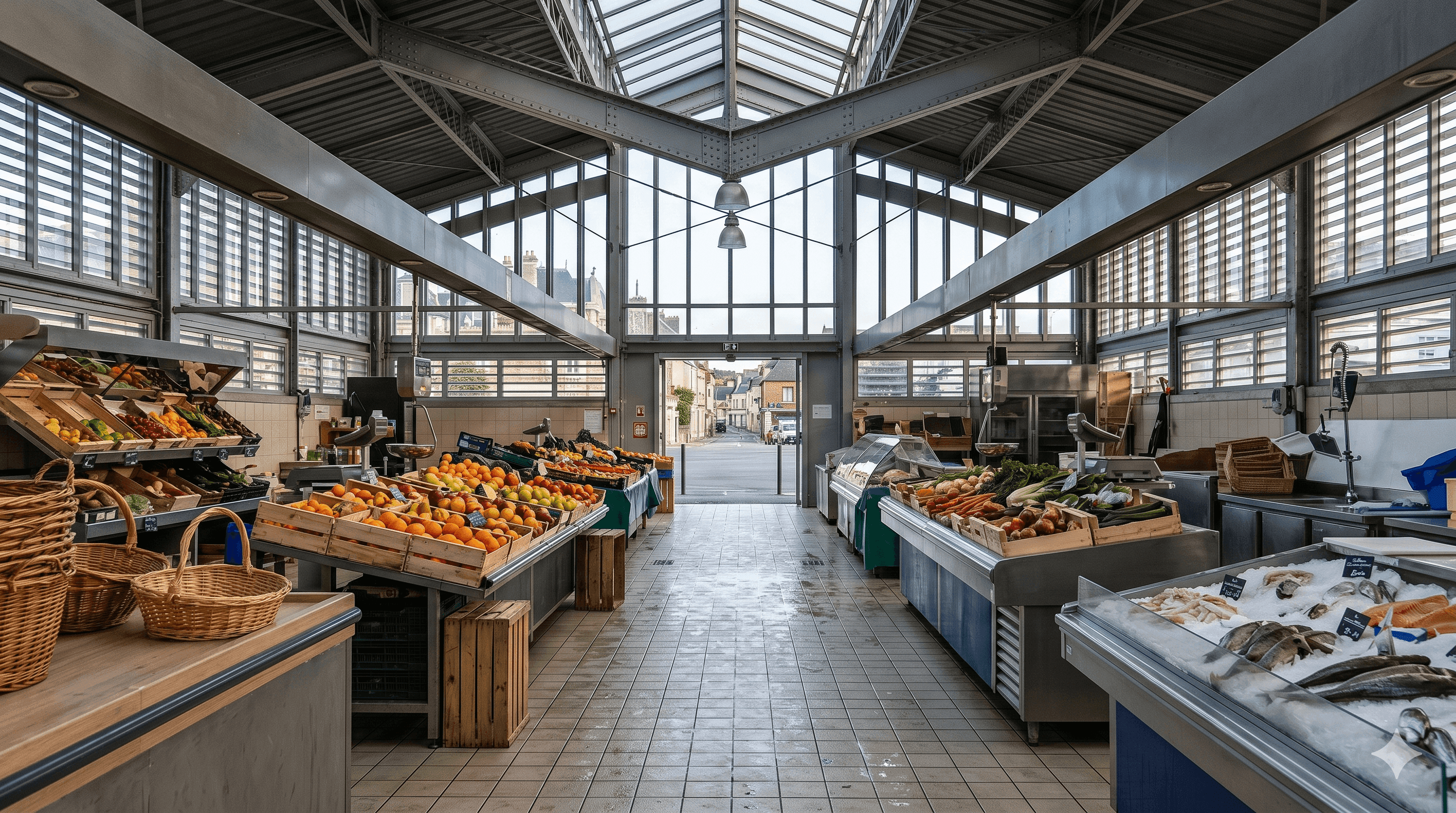 Le marché de Cabourg