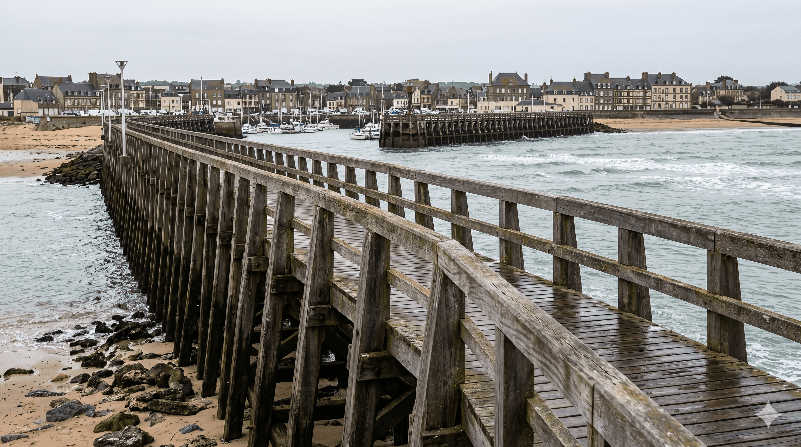 L'estacade de Courseulles-sur-Mer