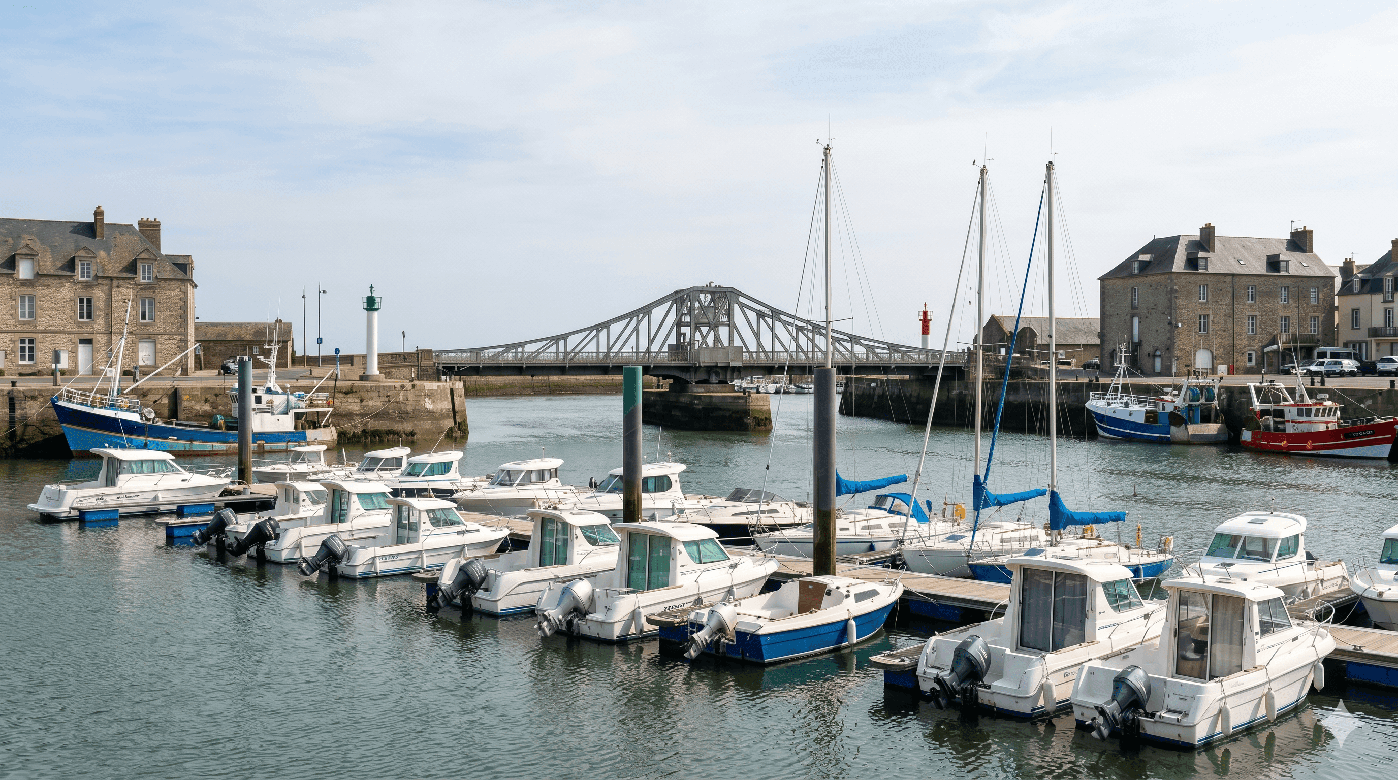 Pont tournant du port