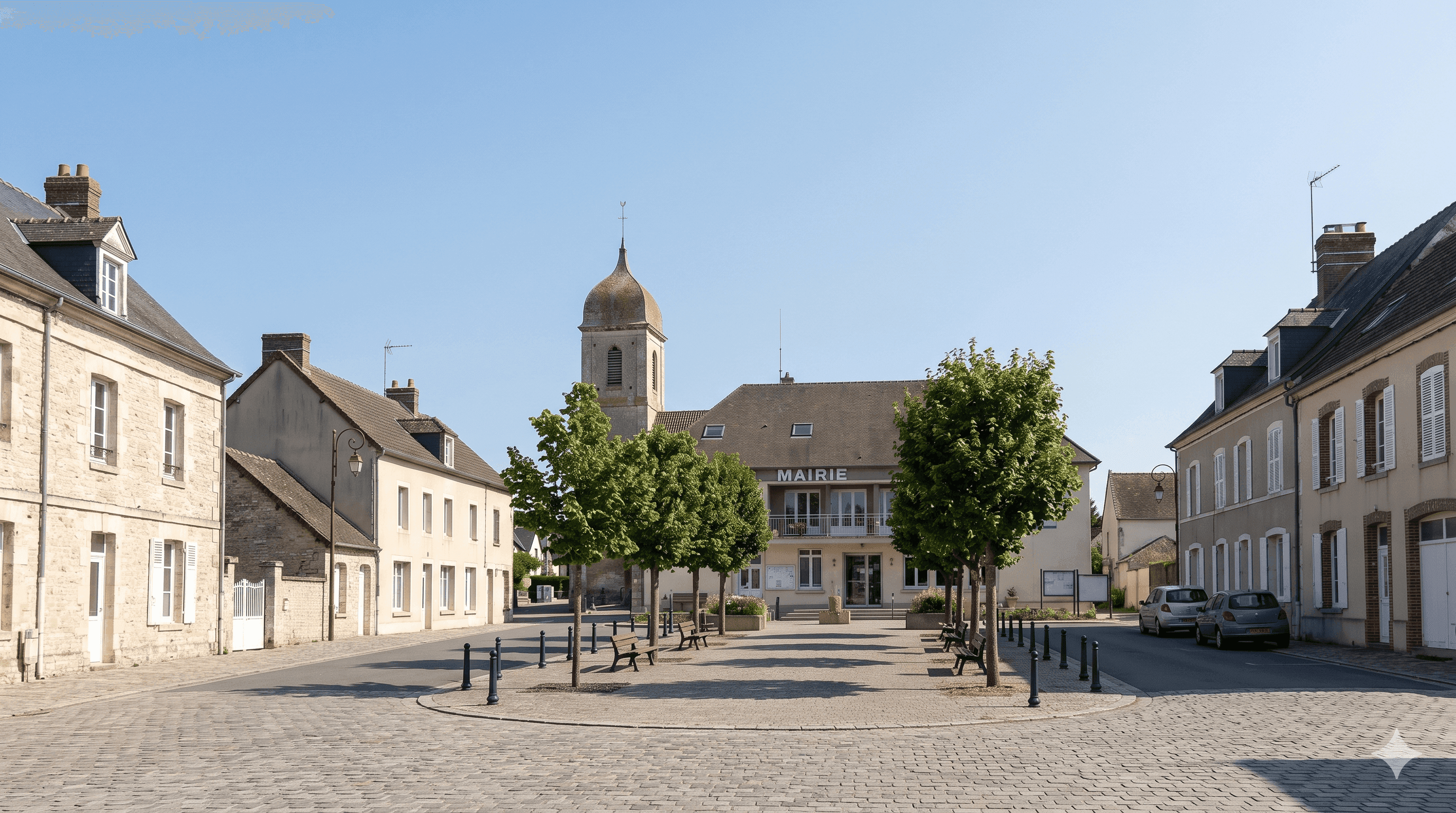 Place de la République de Giberville
