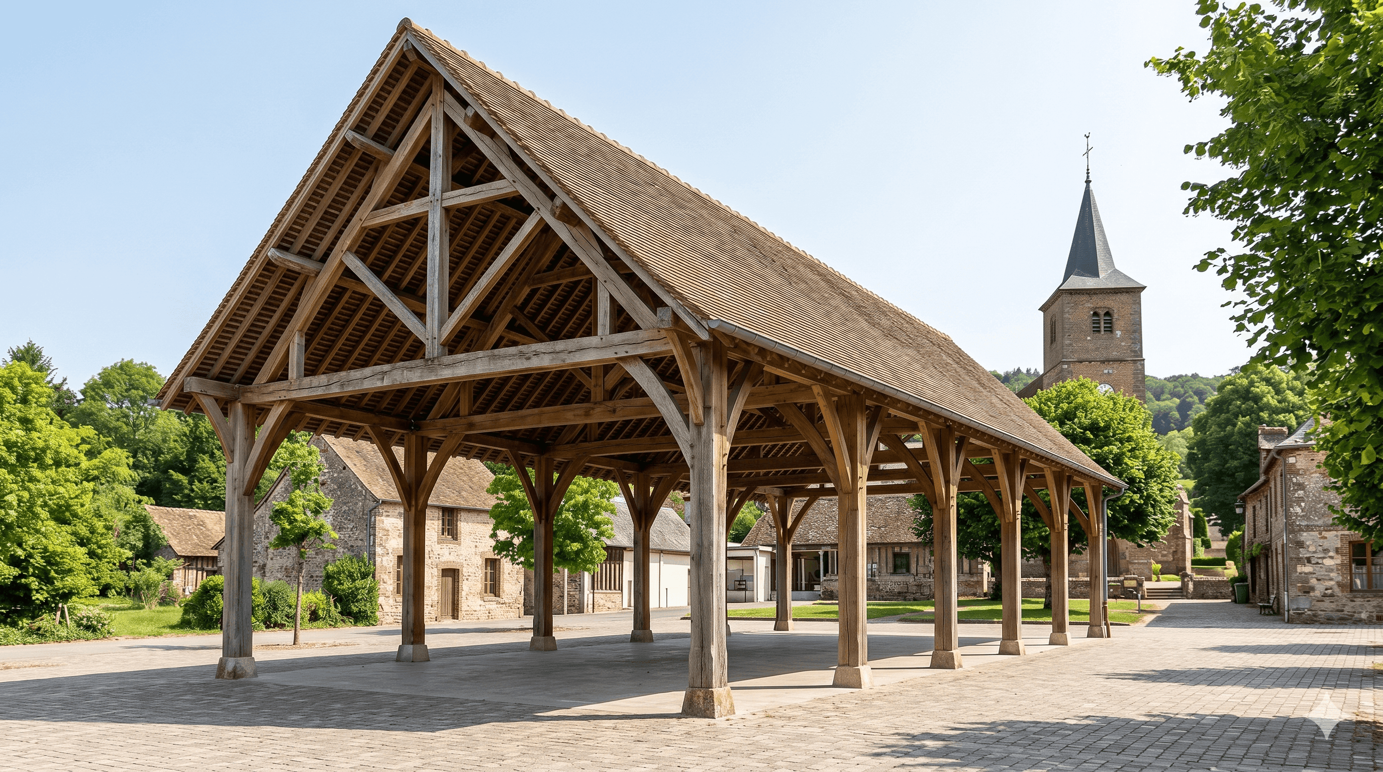 Halle de Saint-Julien-le-Faucon