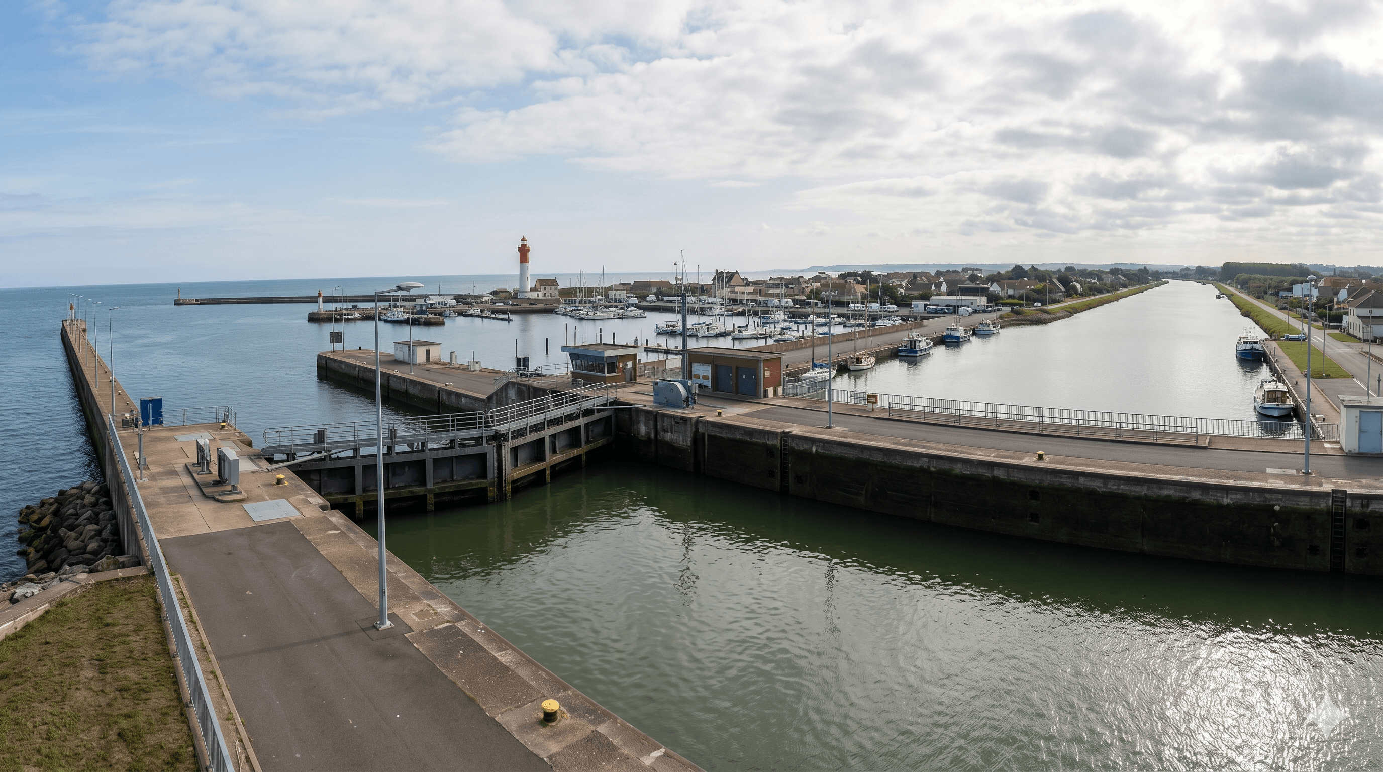 Les écluses de Ouistreham