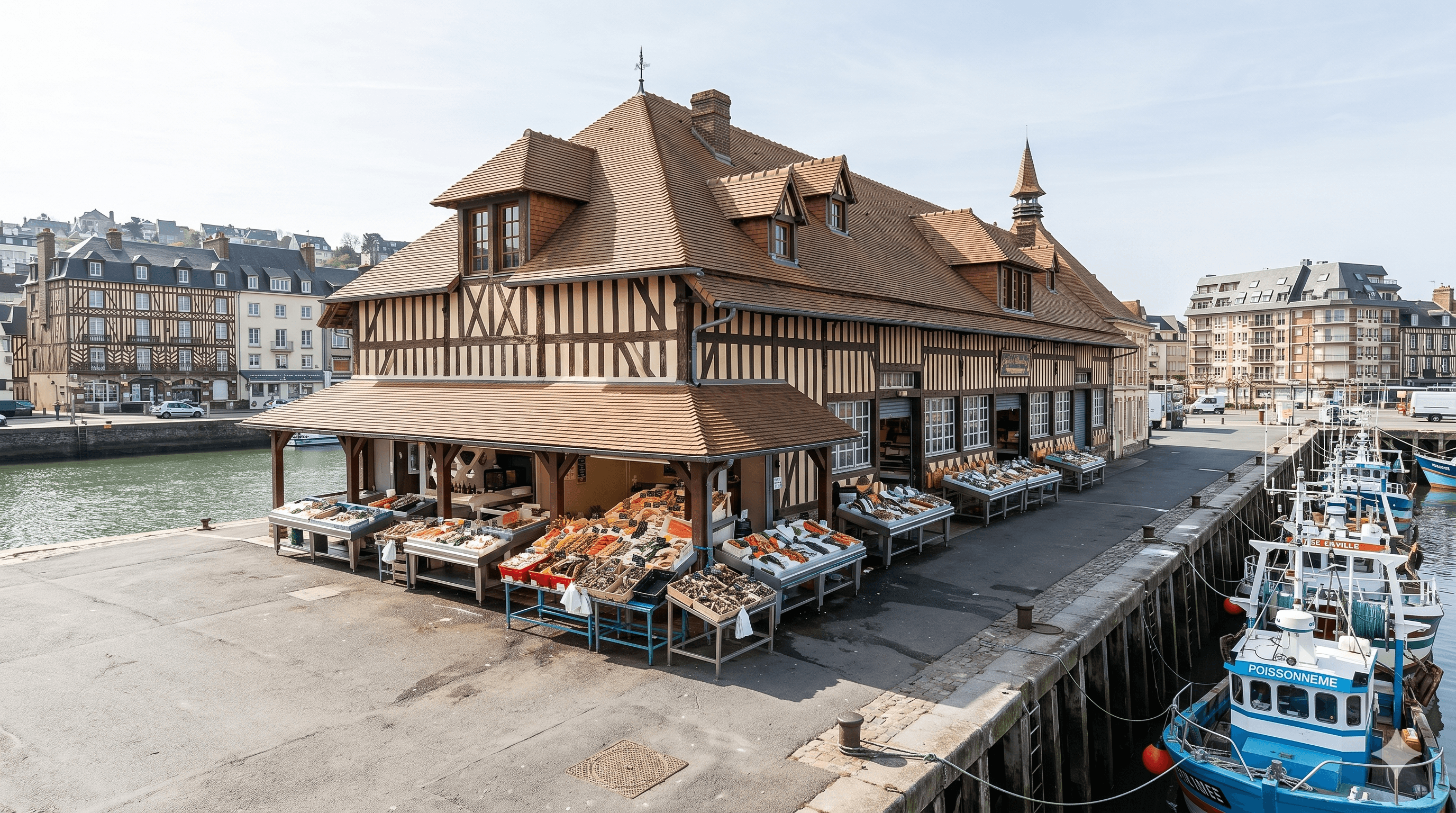 Marché aux poissons de Trouville-sur-Mer