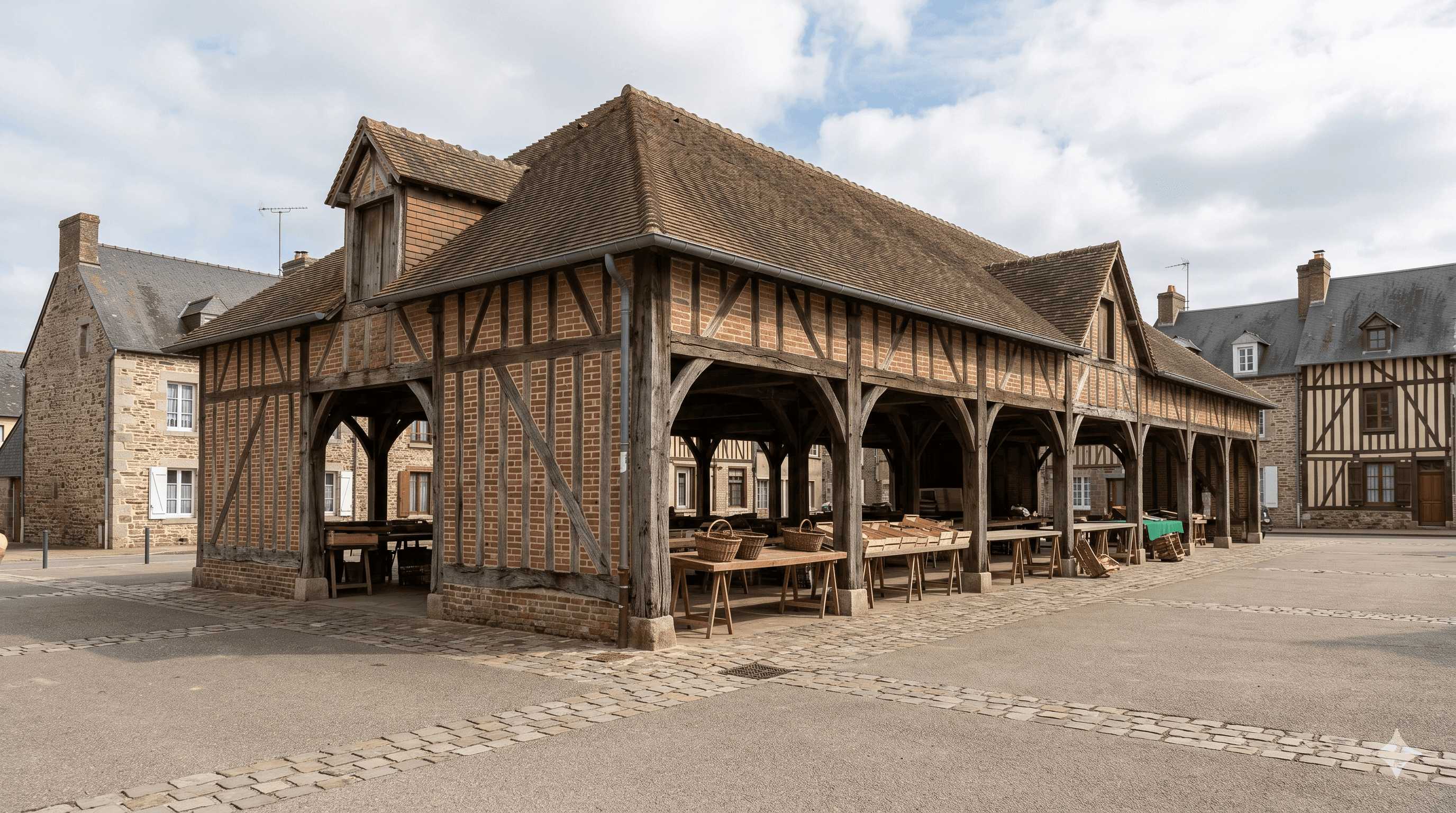 Halle du marché de Villers-Bocage