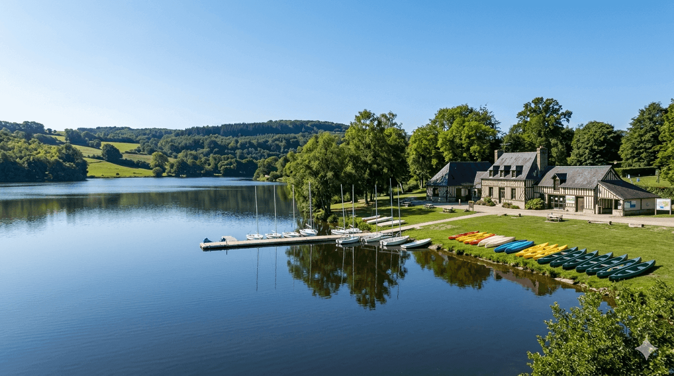 Lac de la Dathee à Vire