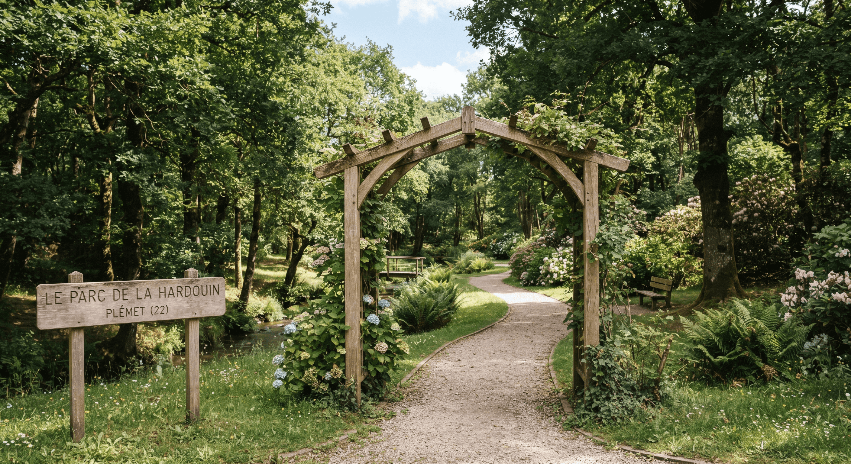 Parc de la Hardouin à Plémet
