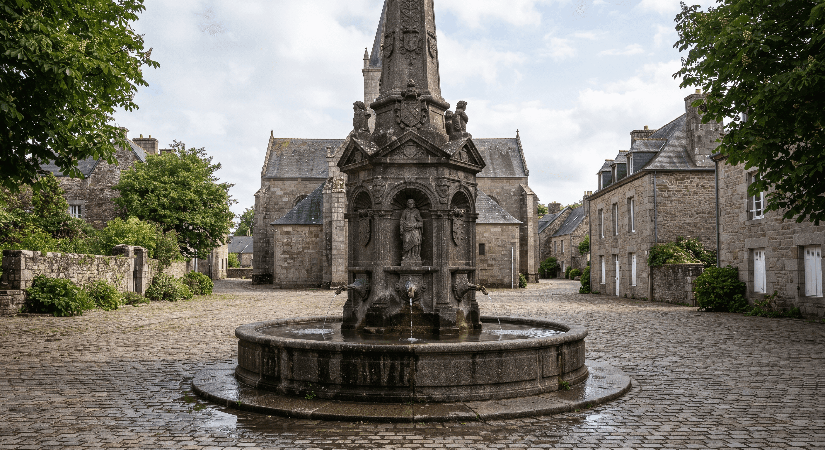 Fontaine du Roncier Rostrenen