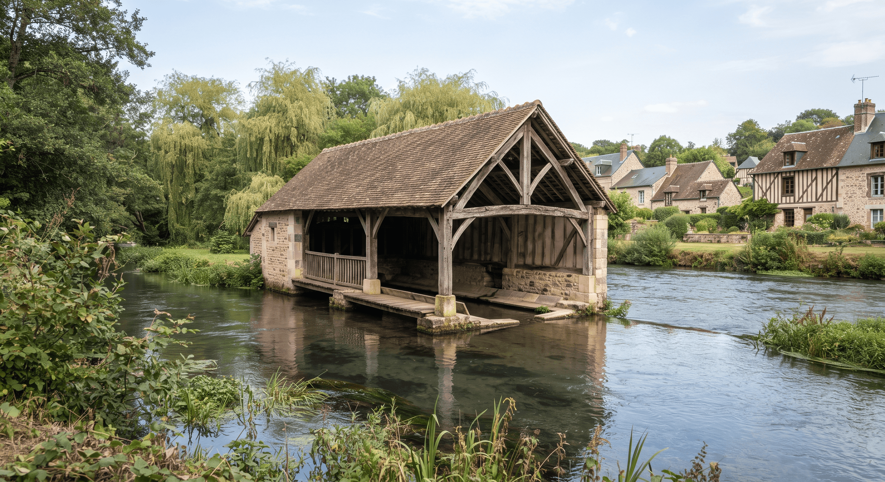 Lavoir sur l'Iton