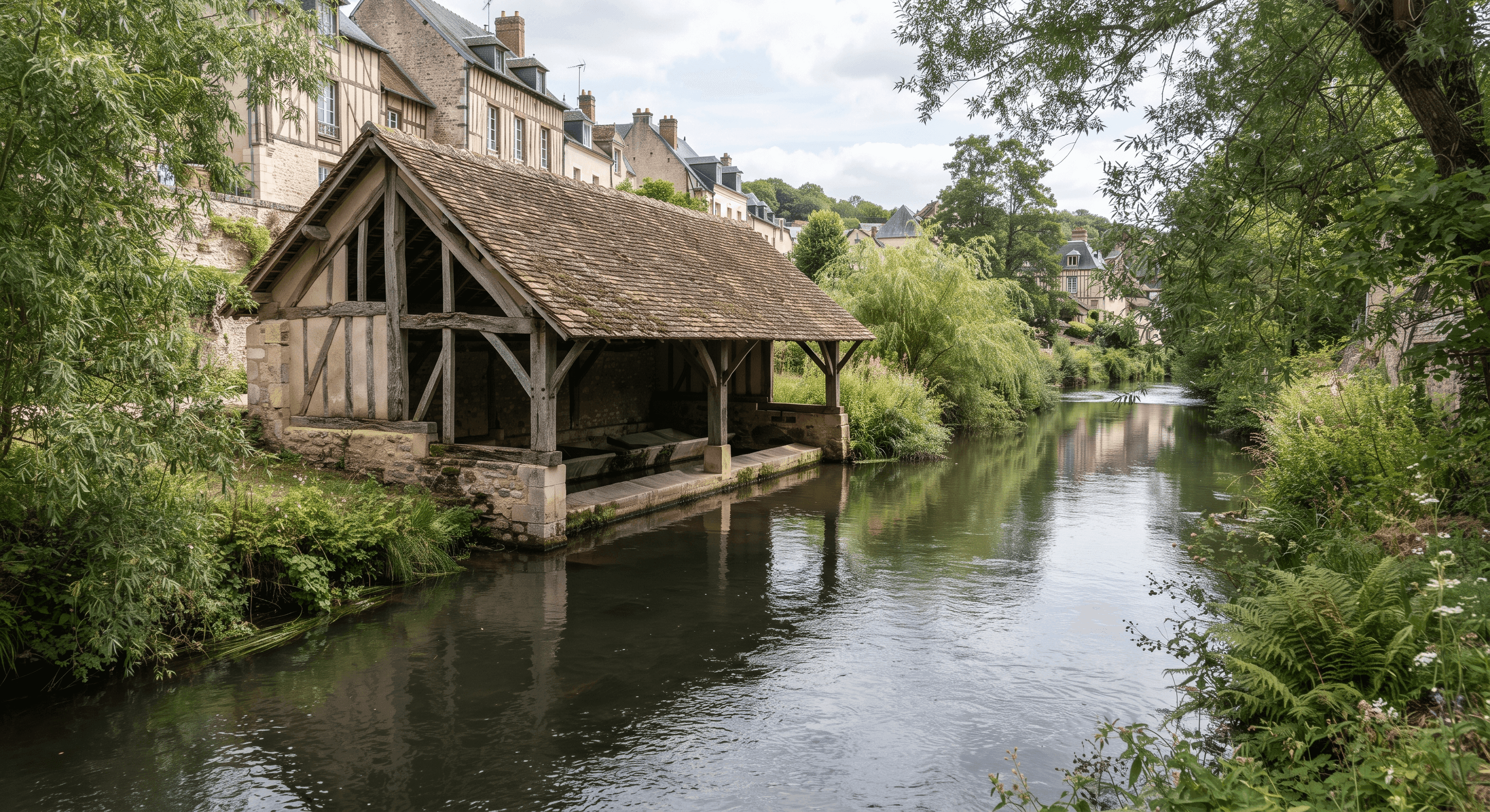 Lavoirs sur la Blaise à Dreux