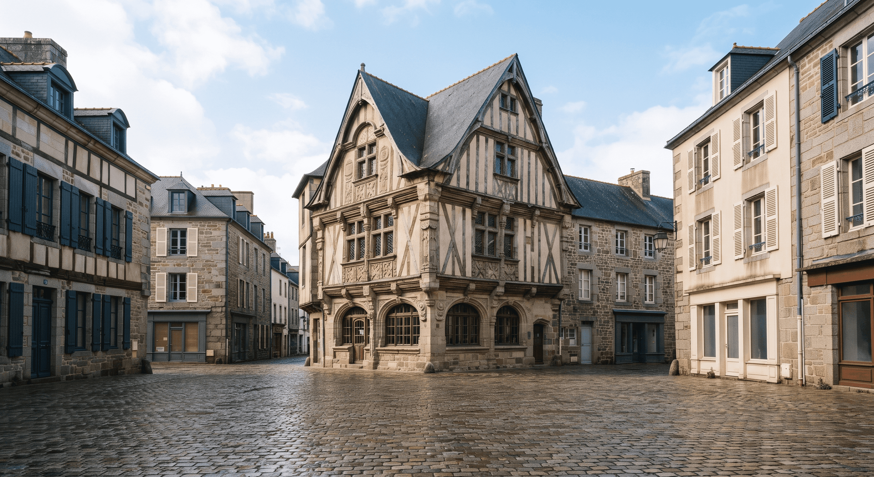 Place du Marché à Landerneau
