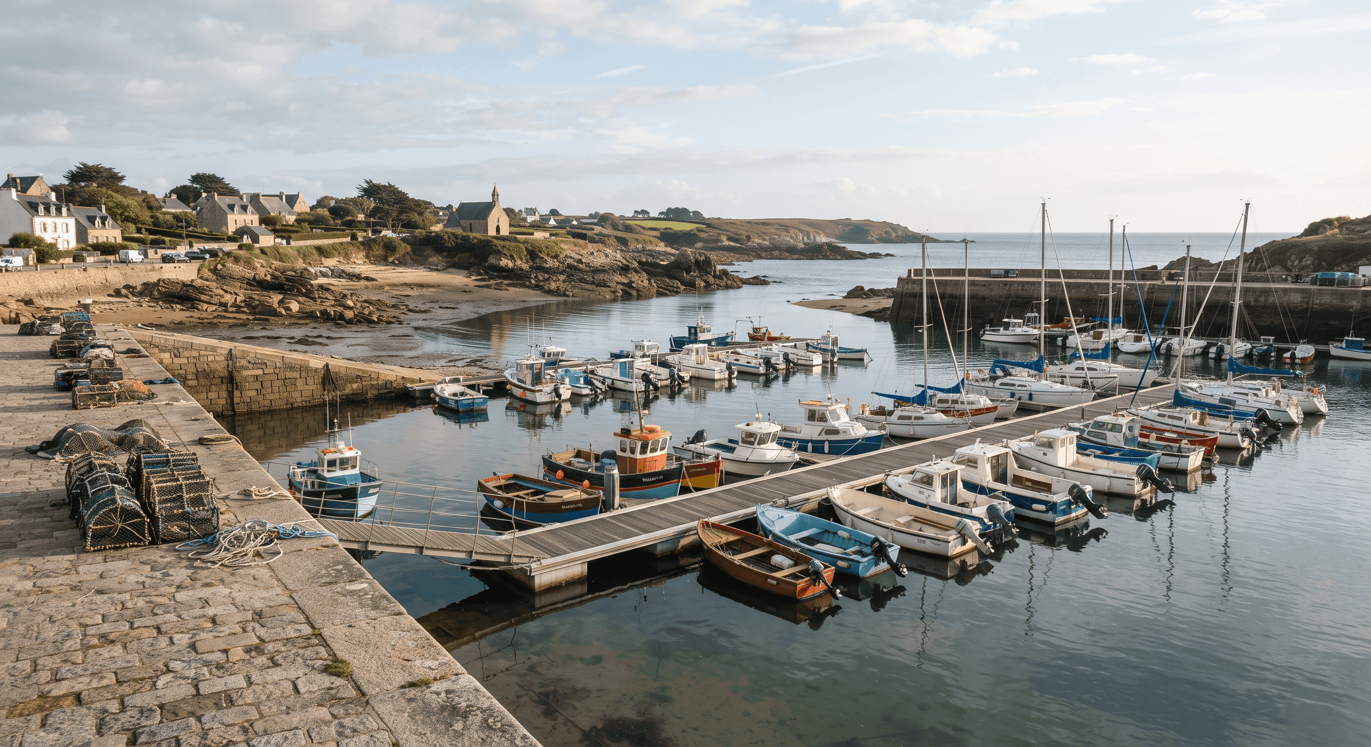 Port du Korejou à Plouguerneau