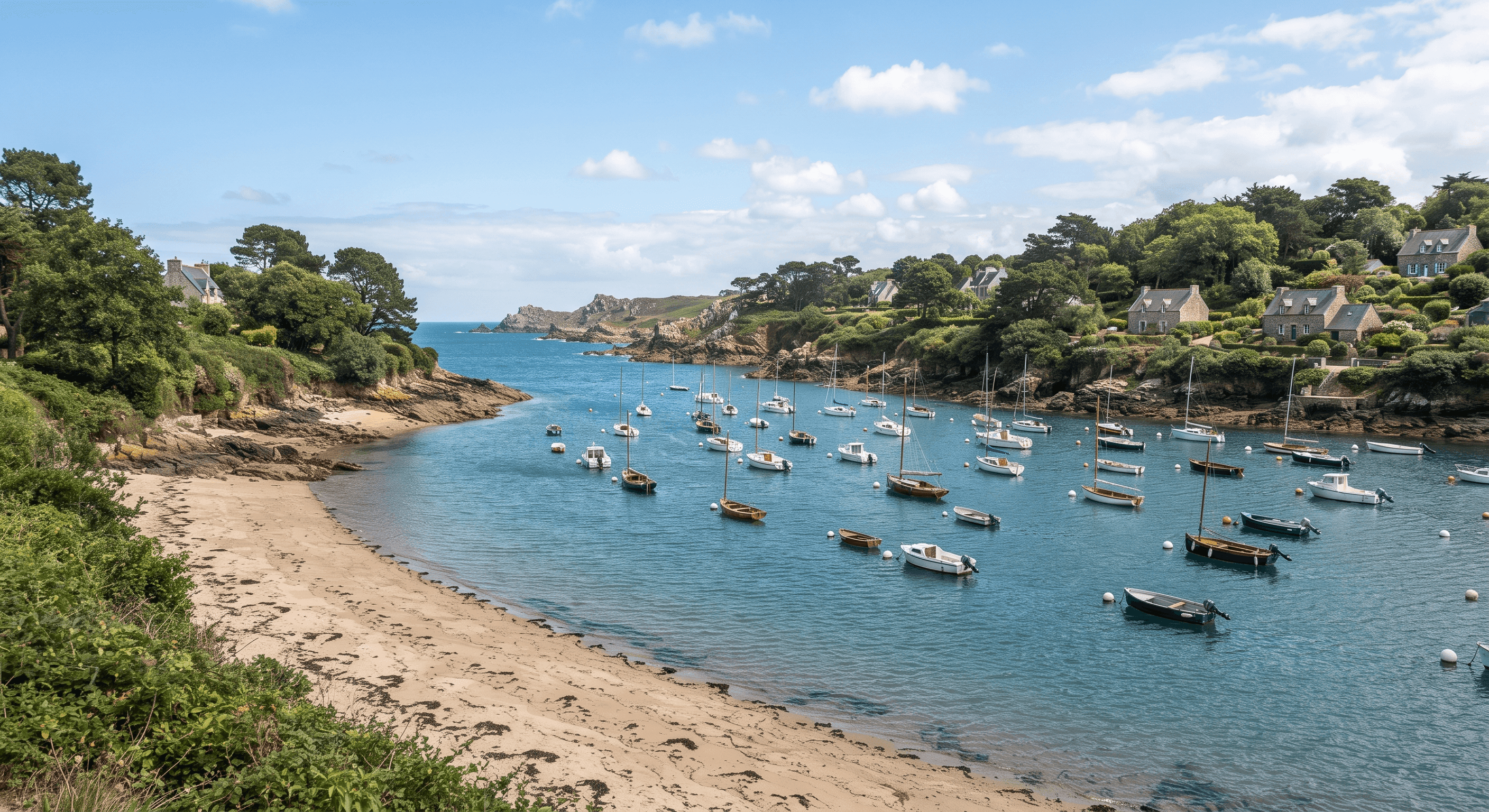L'anse de Pouldohan à Trégunc