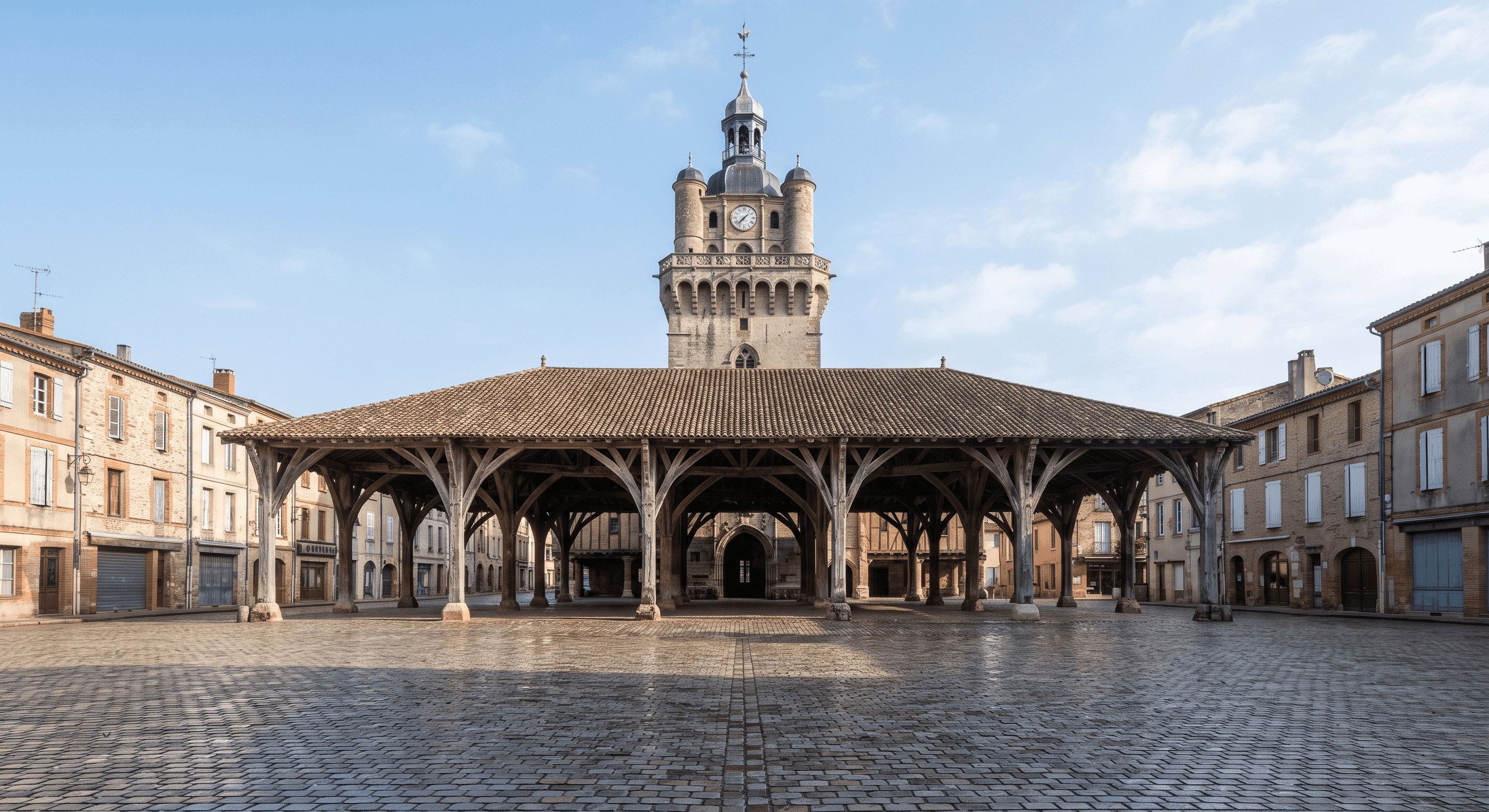Halle et Beffroi de Revel