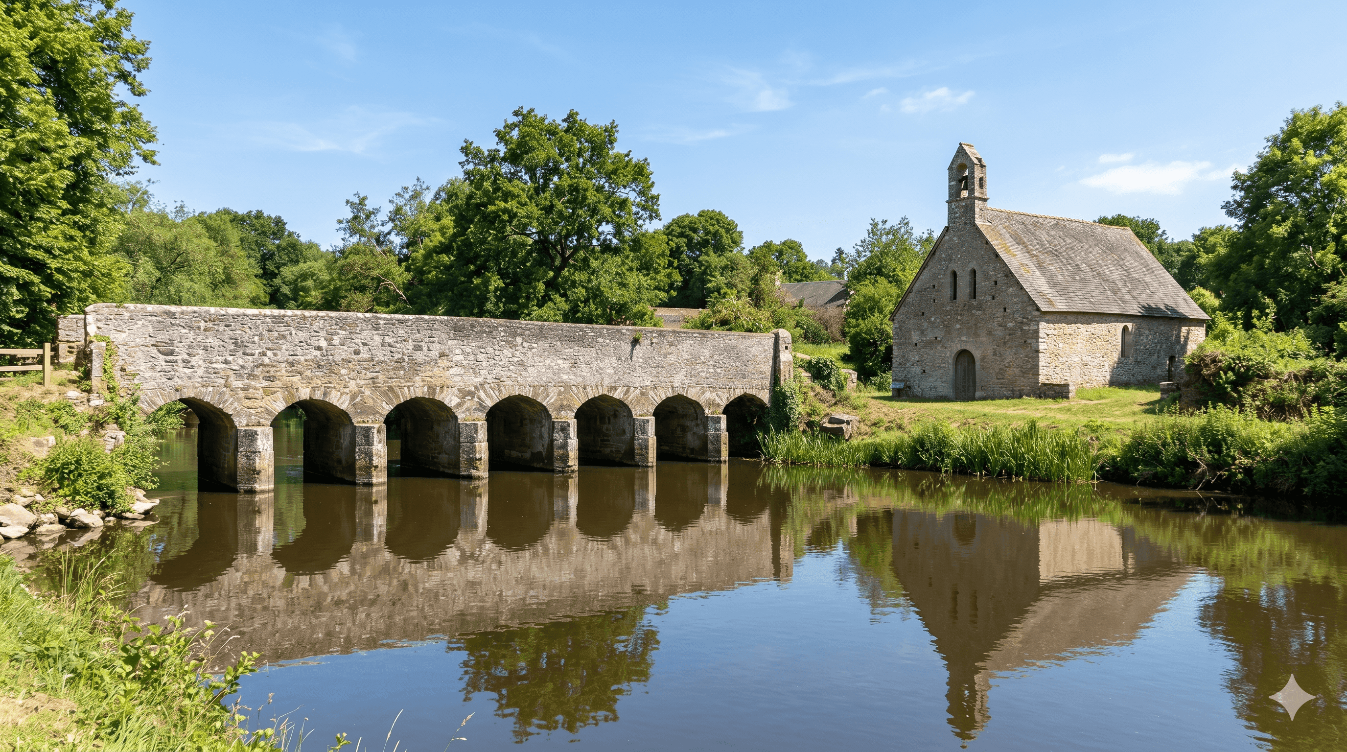 Pont et chapelle de Chevré