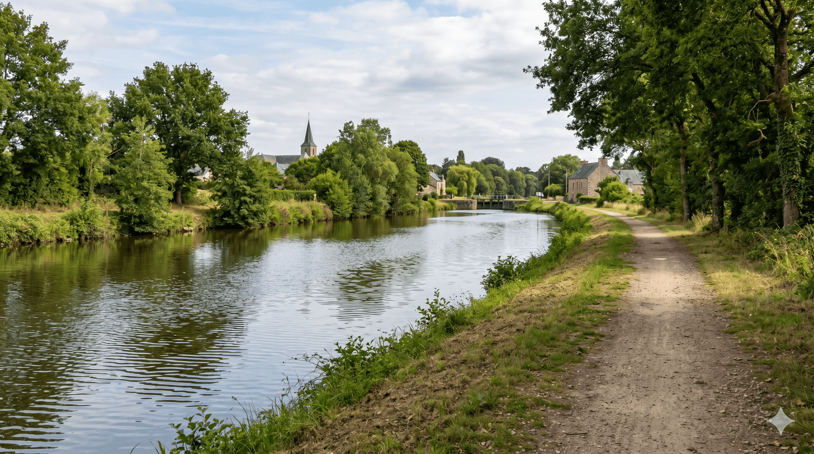 Chemin de halage de la Vilaine