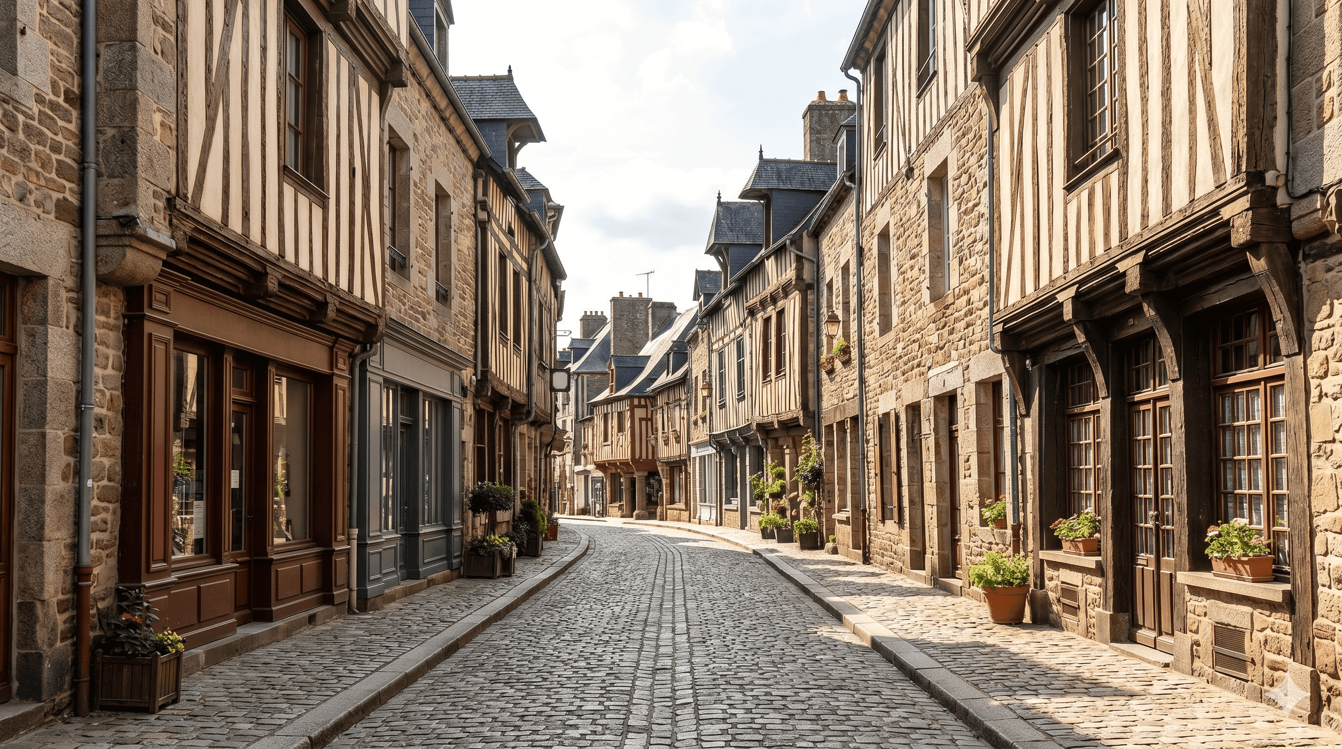 Rue médiévale Dol-de-Bretagne