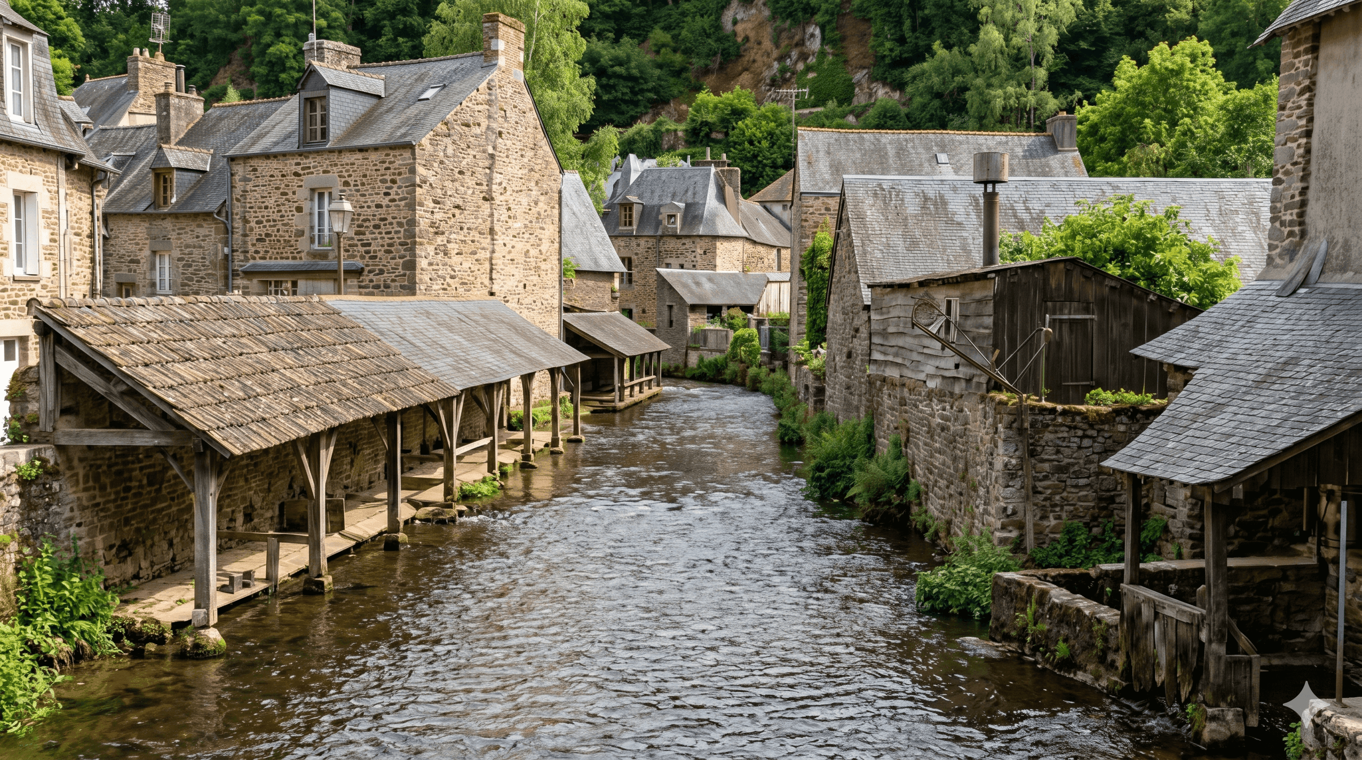 Lavoirs du Nançon à Fougères