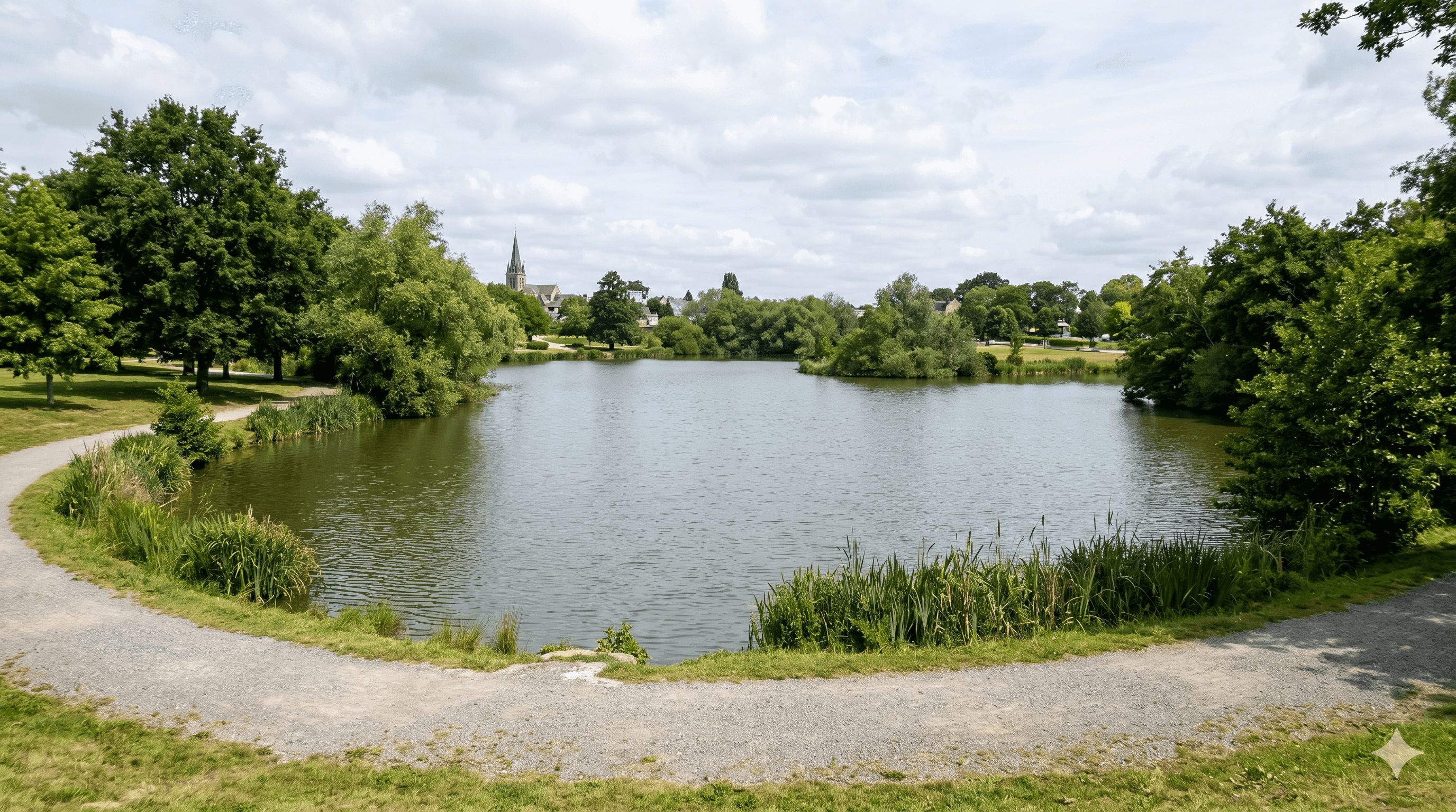 Le plan d'eau de l'Yve