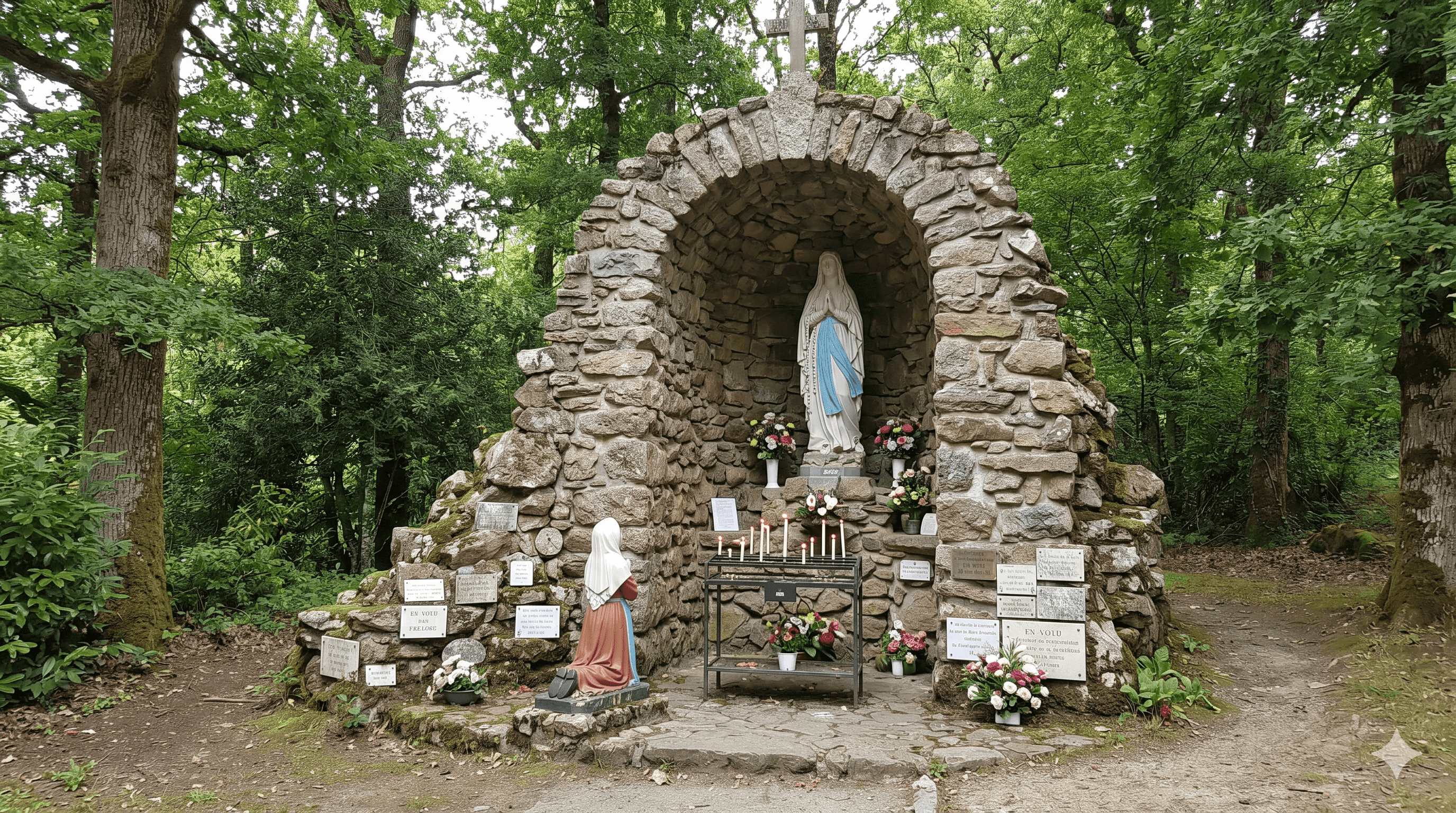 Grotte de Lourdes à Pipriac