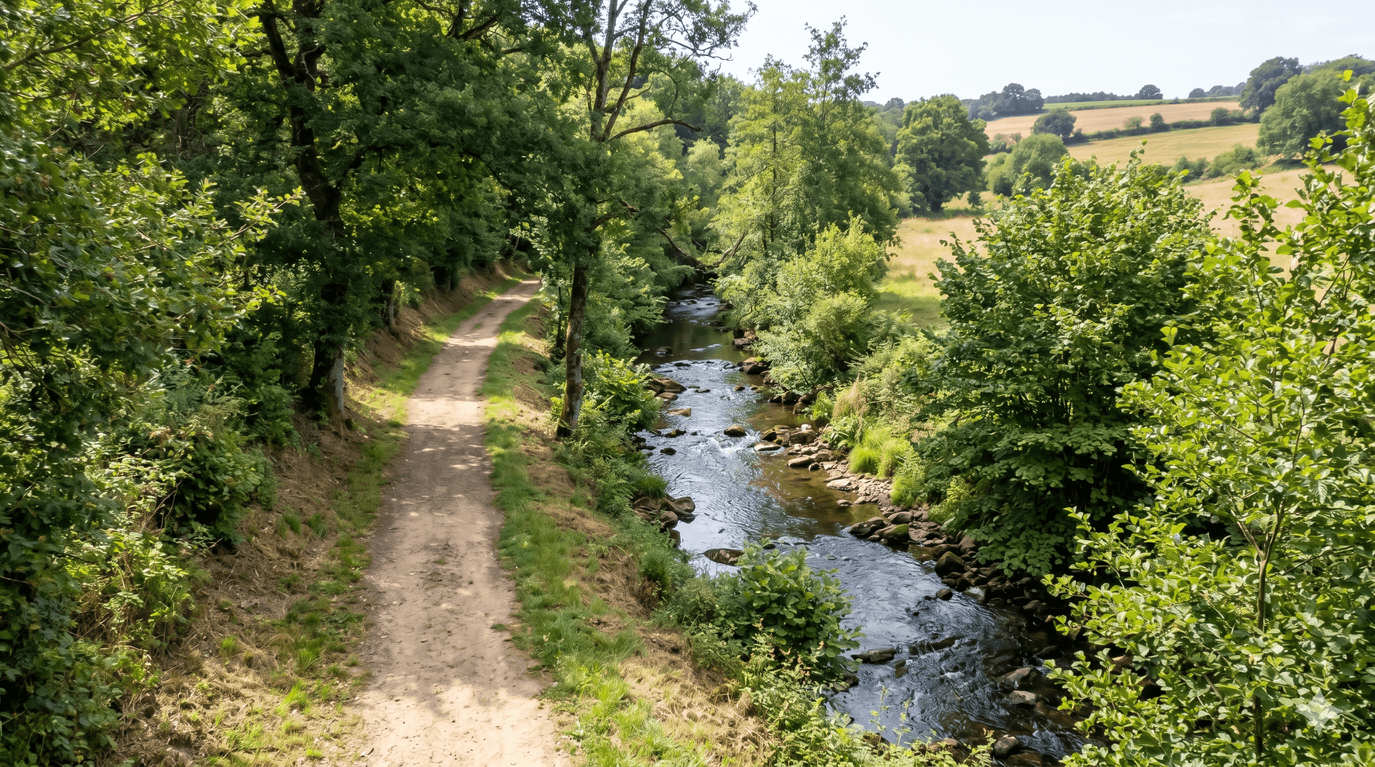 Les bords de la Vaunoise