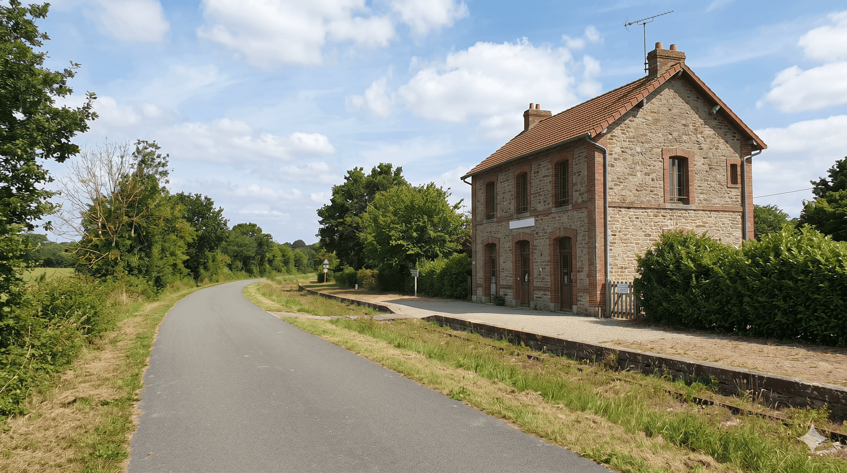 Voie Verte et ancienne gare