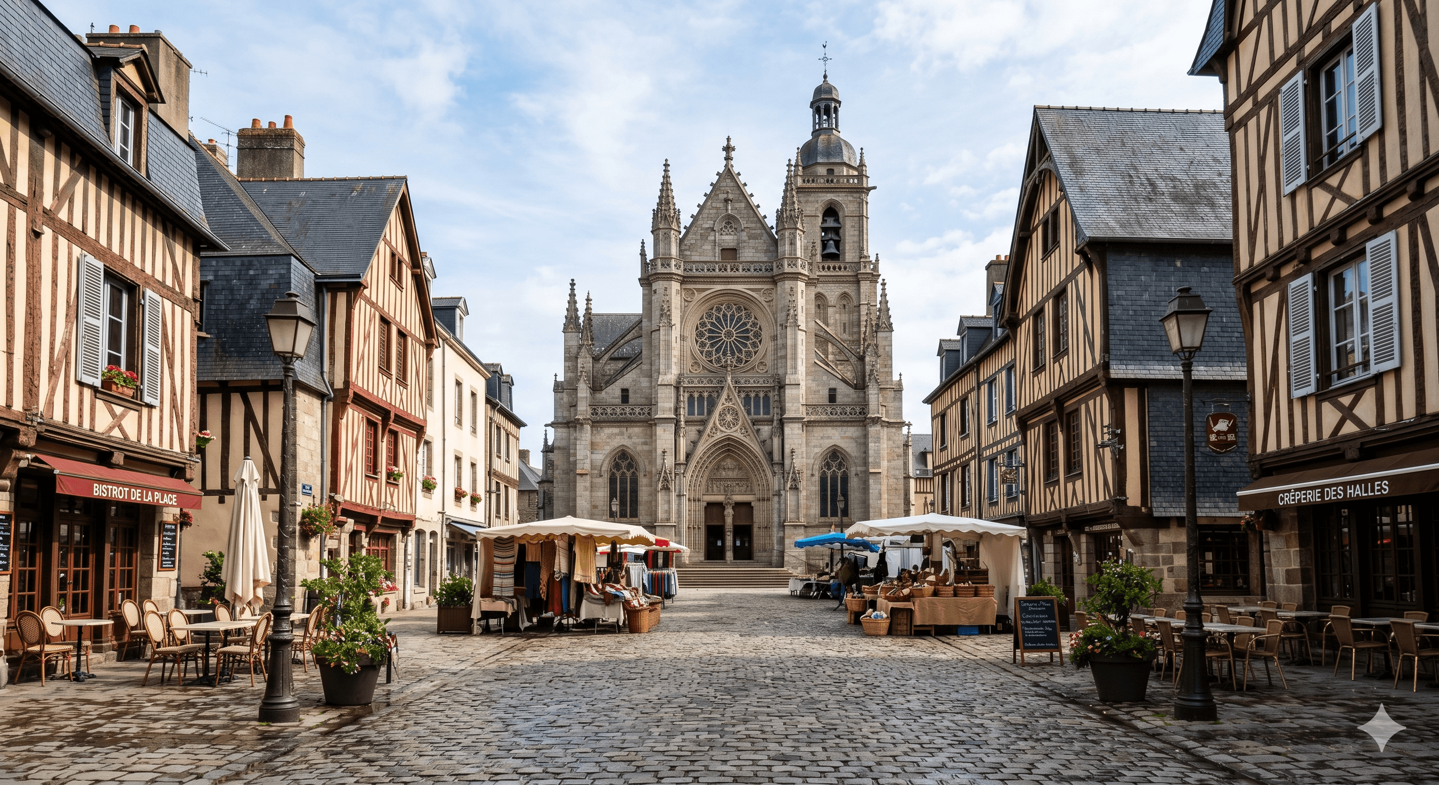 Place Sainte-Anne à Rennes