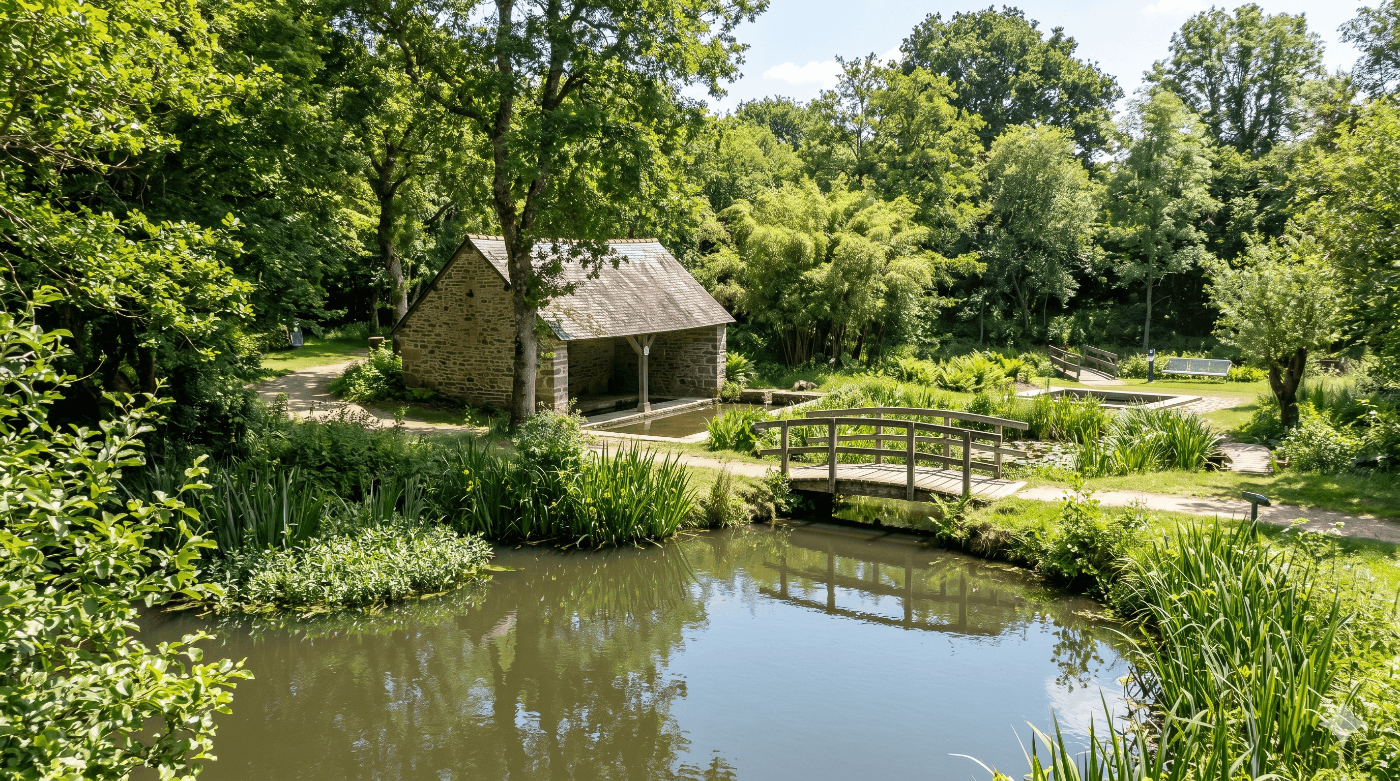 Jardin de l'Eau Maen Roch