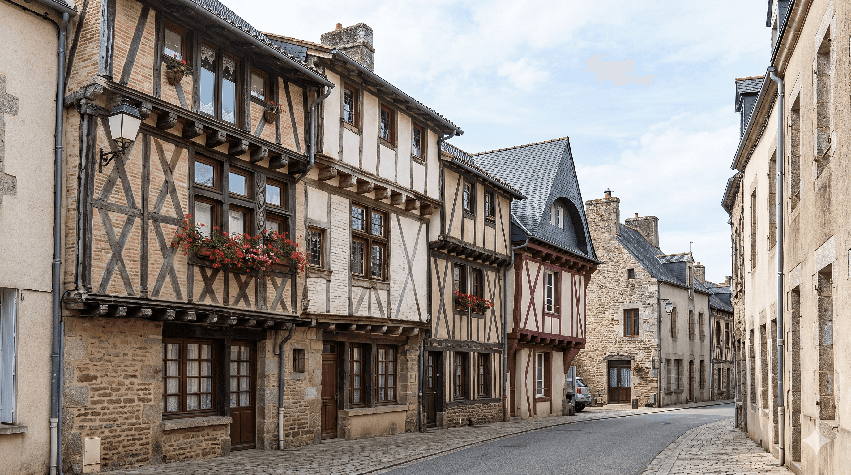 Maisons à pans de bois de Tinténiac