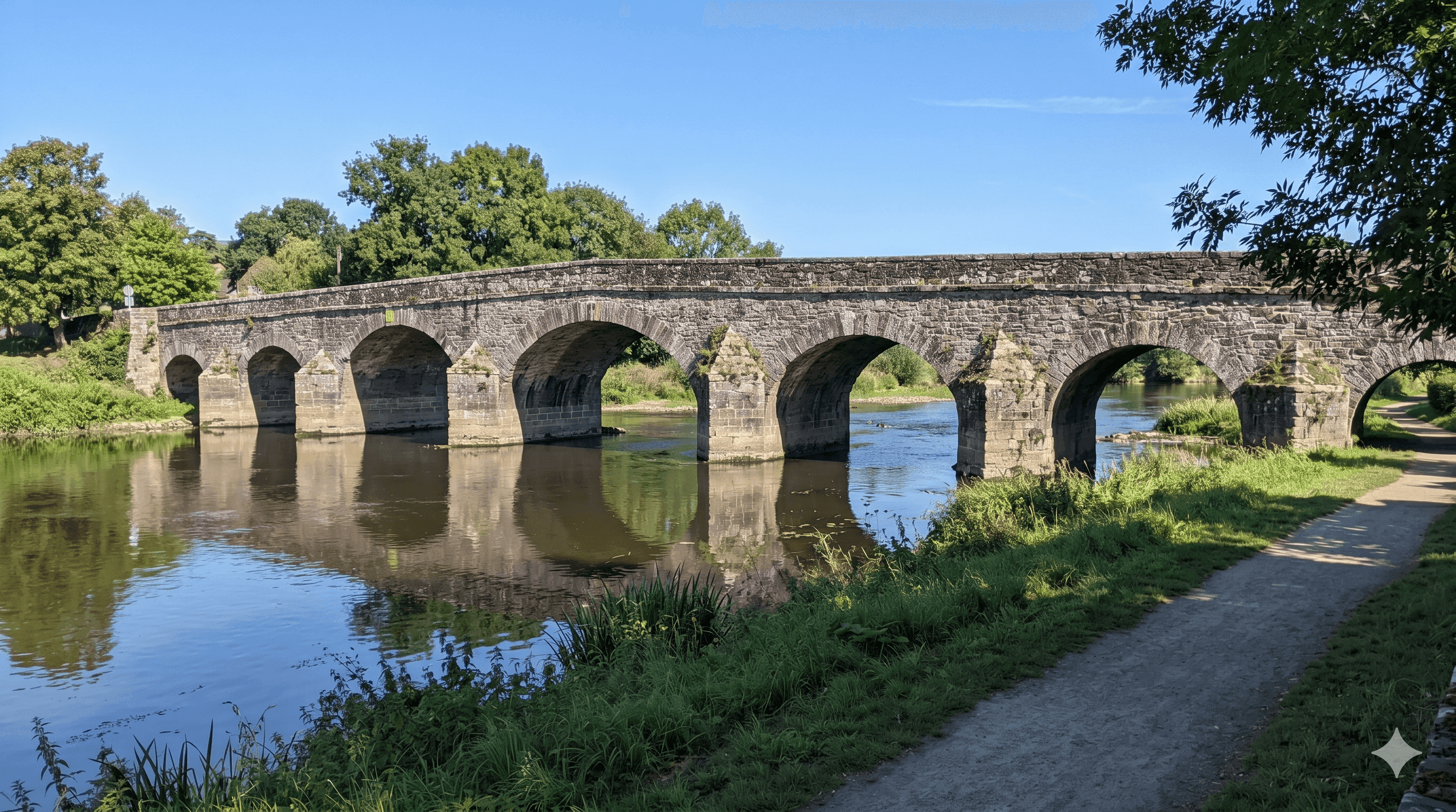 Pont historique sur la Seiche