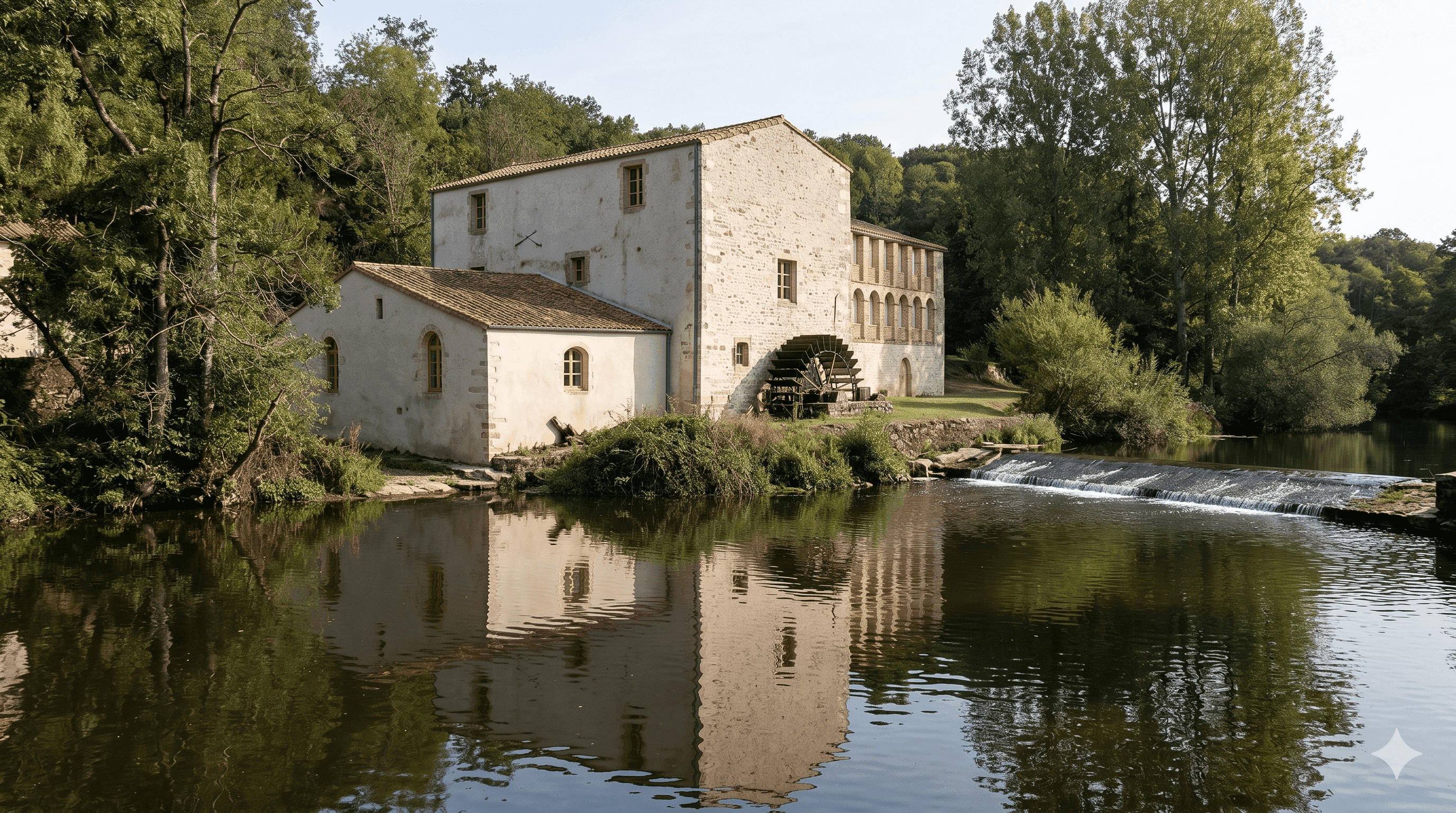 Moulin du Liveau à Gorges