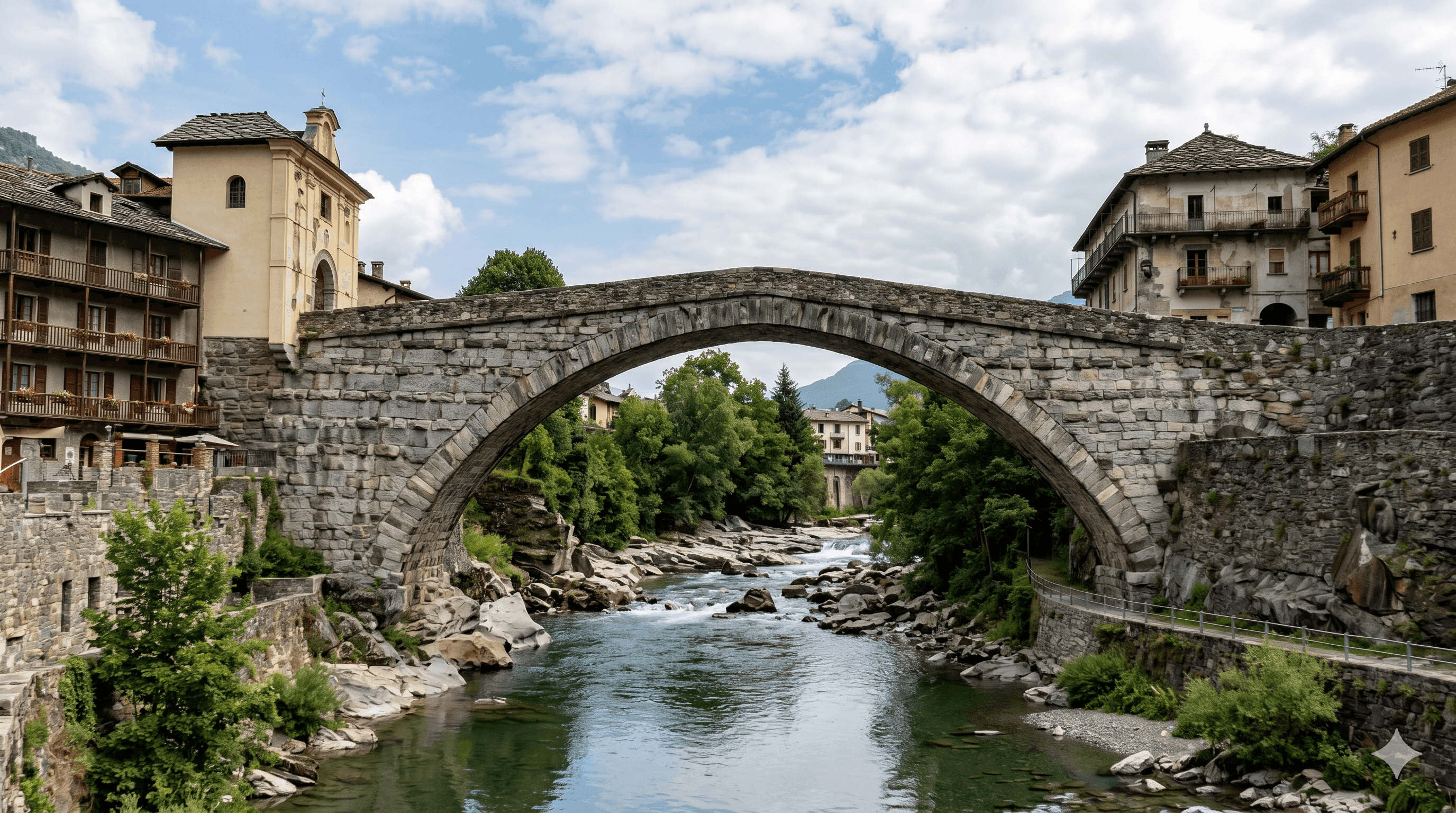 Pont et rivière Ognon