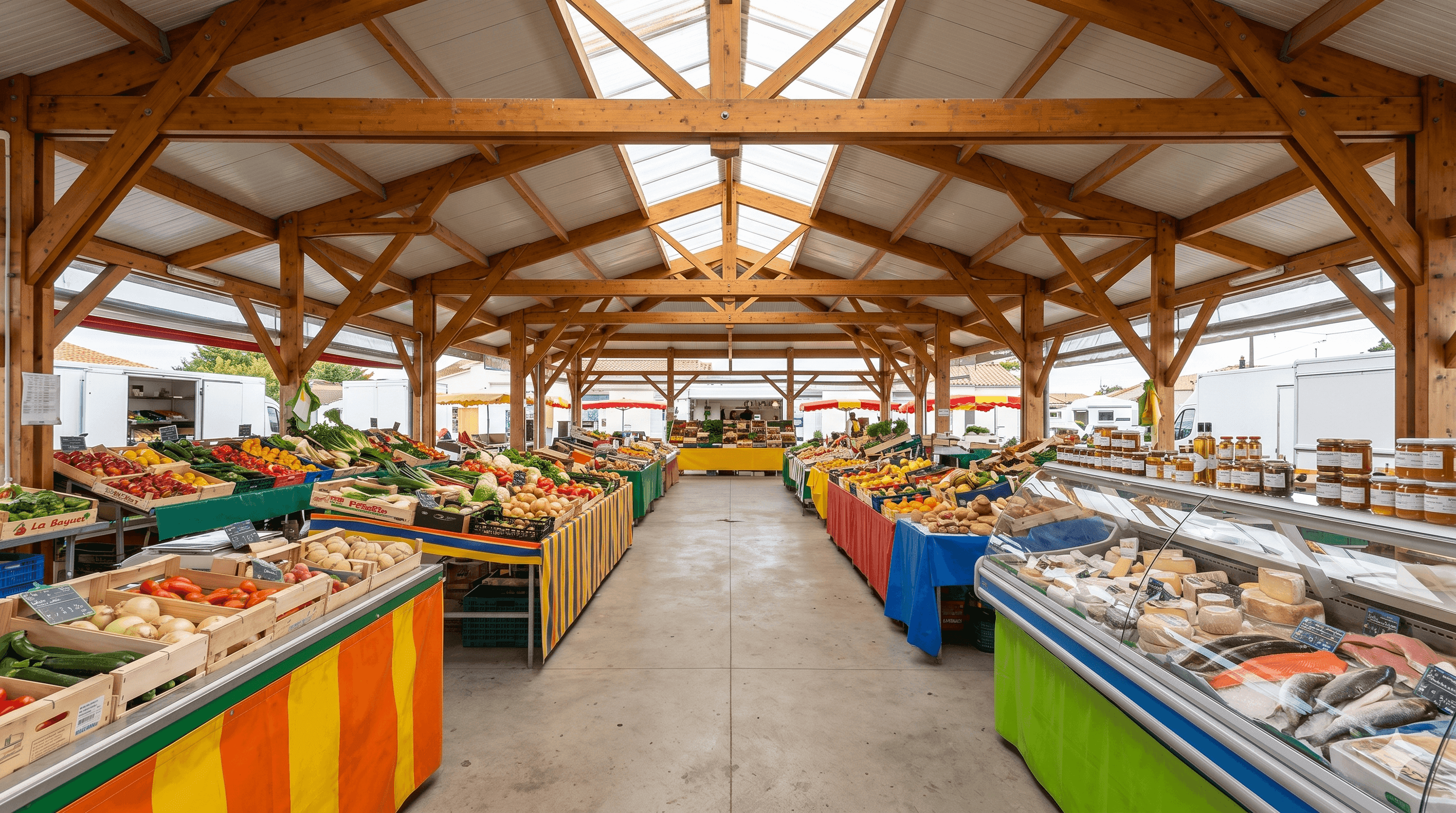 Marché couvert de Tharon-Plage