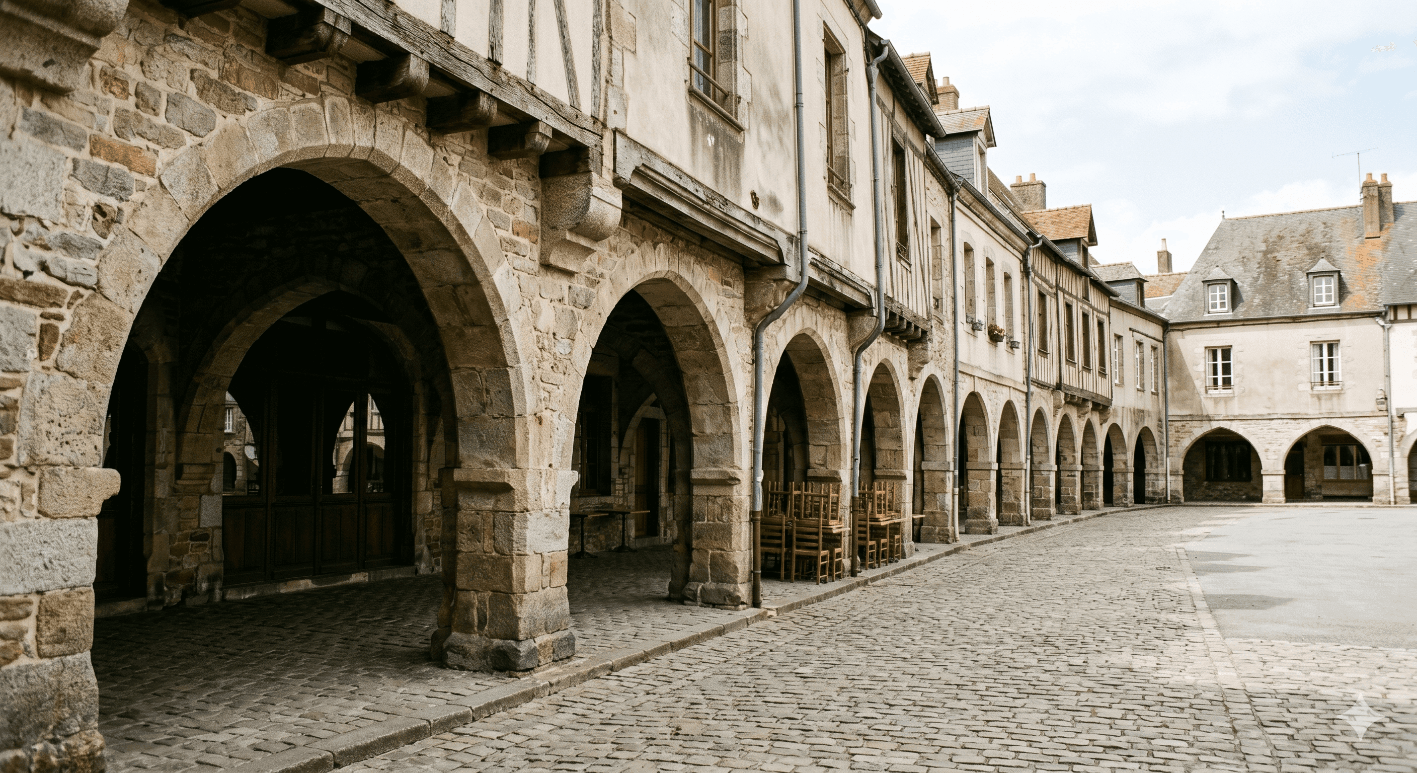 Les arcades de Carentan