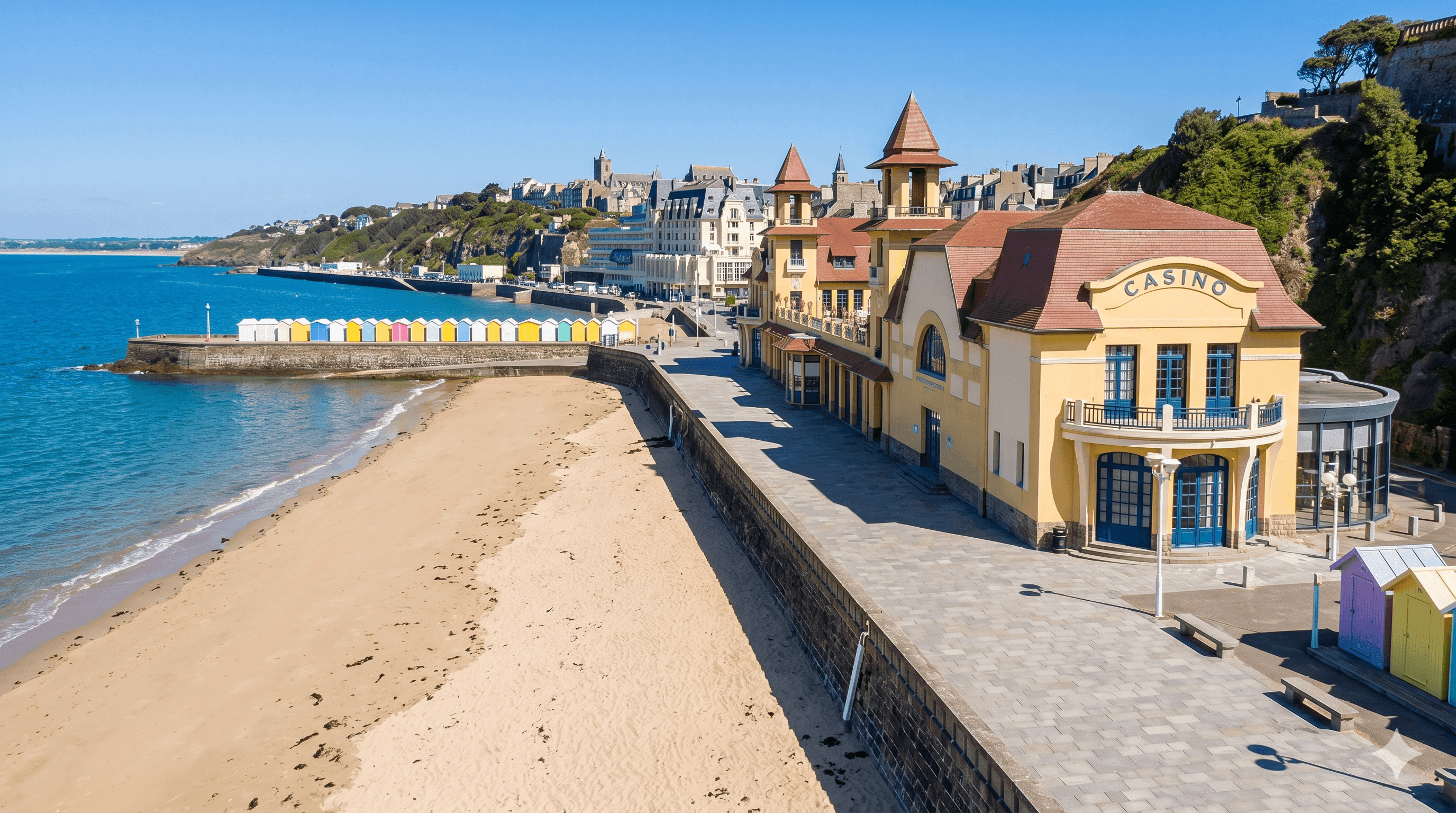 Plage du Plat Gousset et Casino