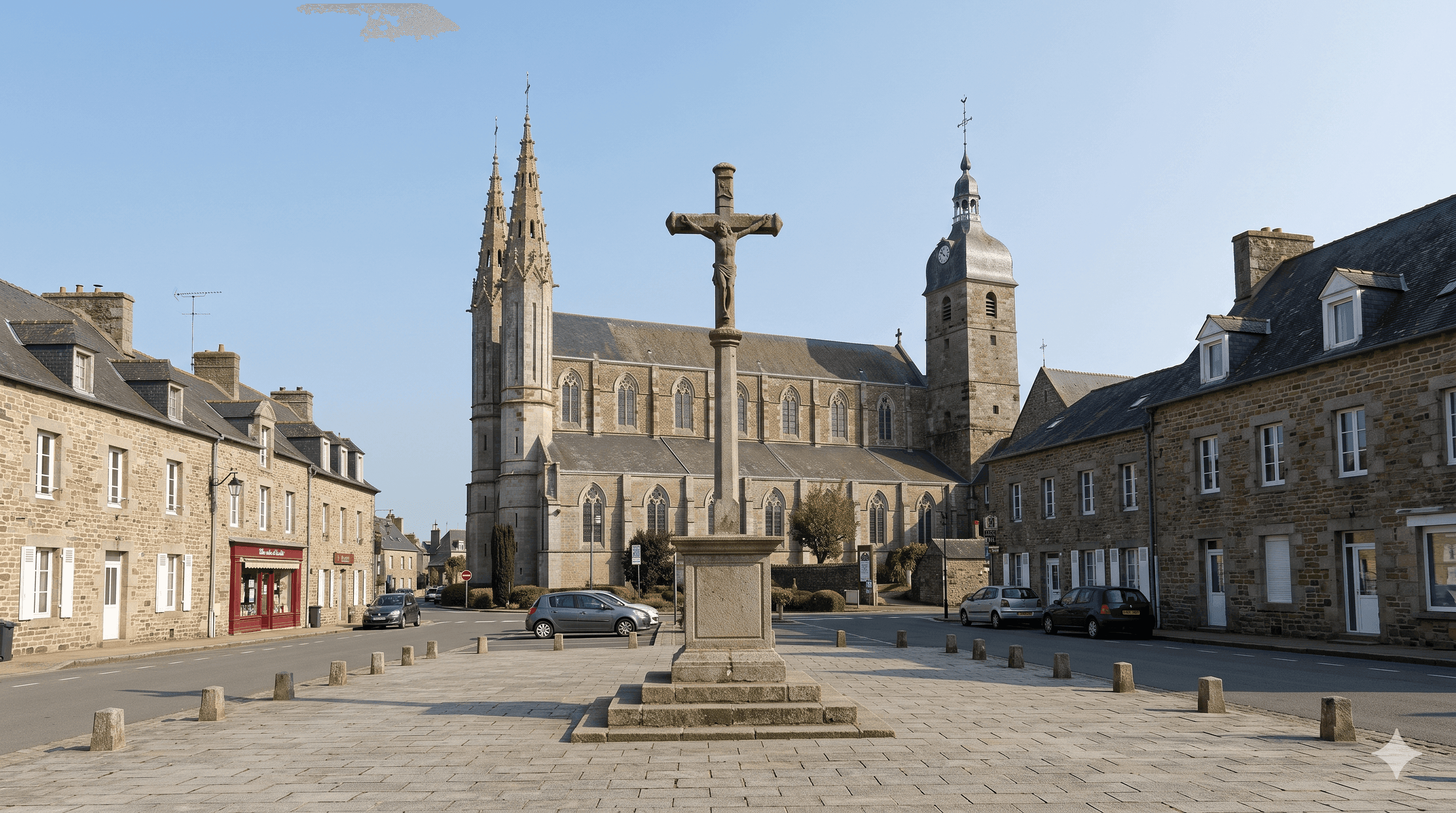 Place du Calvaire à Saint-James