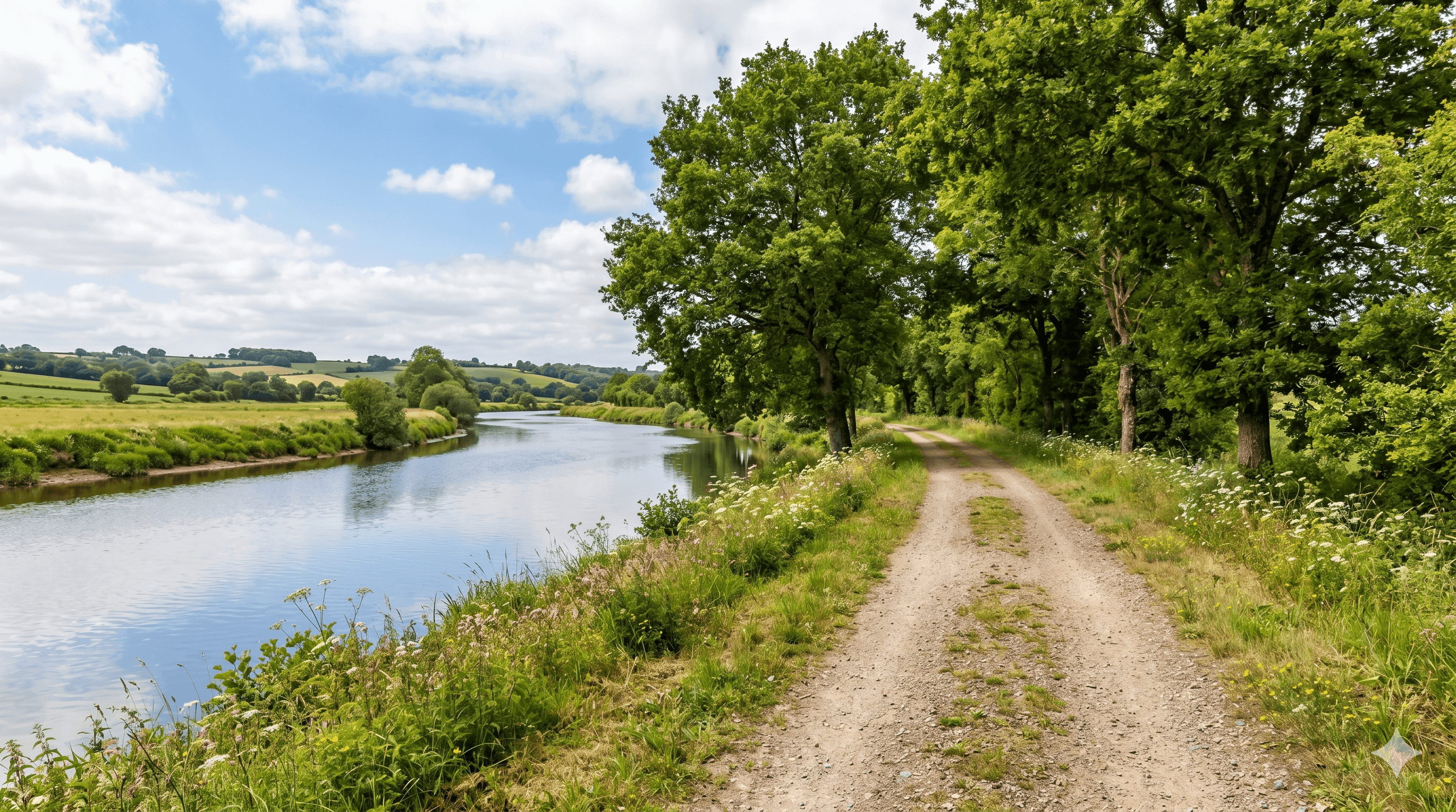 Chemin de halage de la Vire