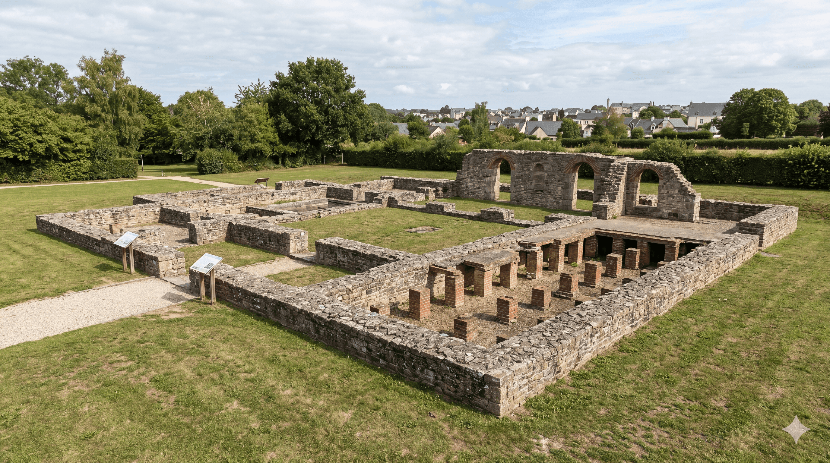 Les thermes d'Alauna