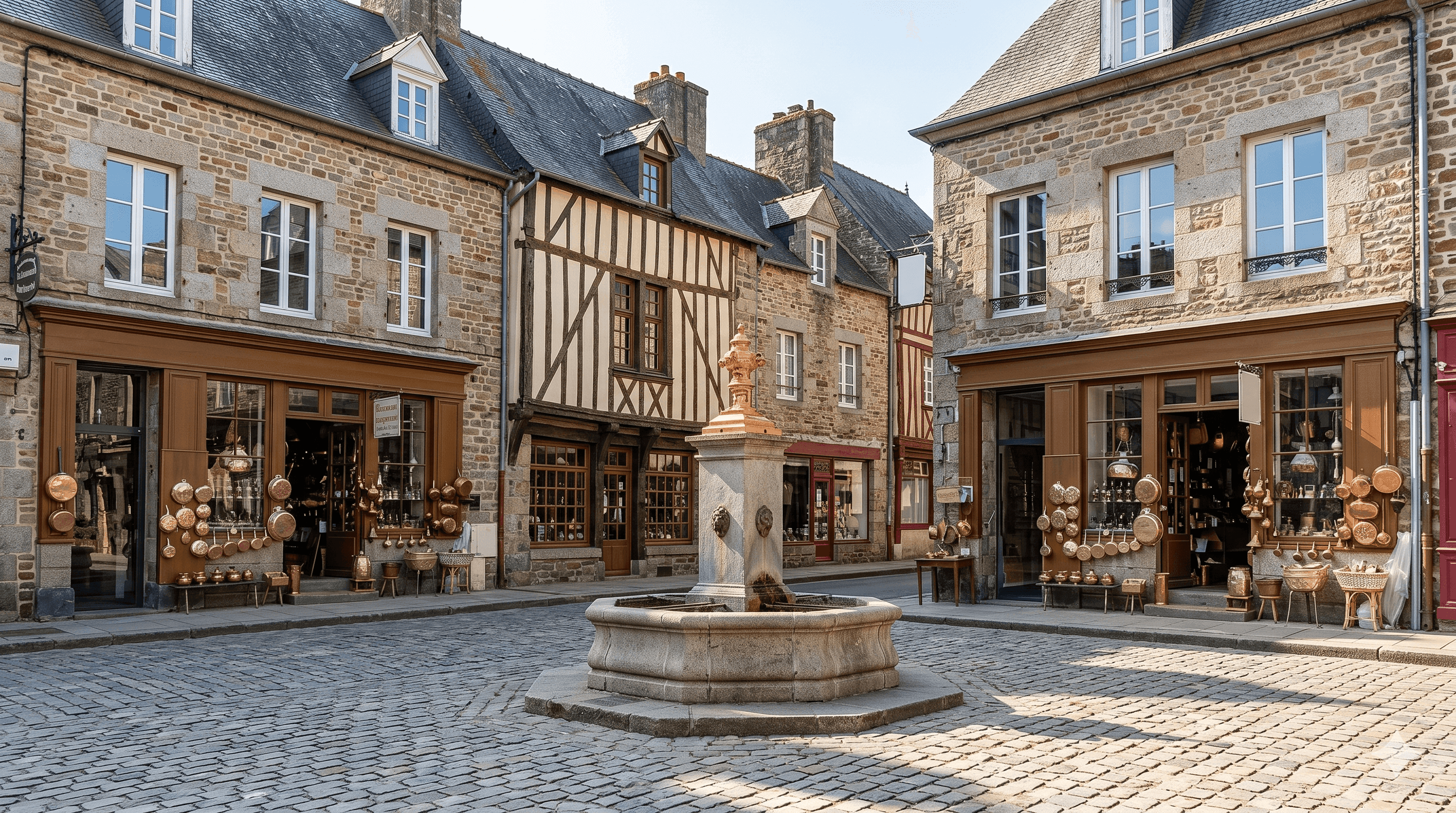 Place de la République à Villedieu