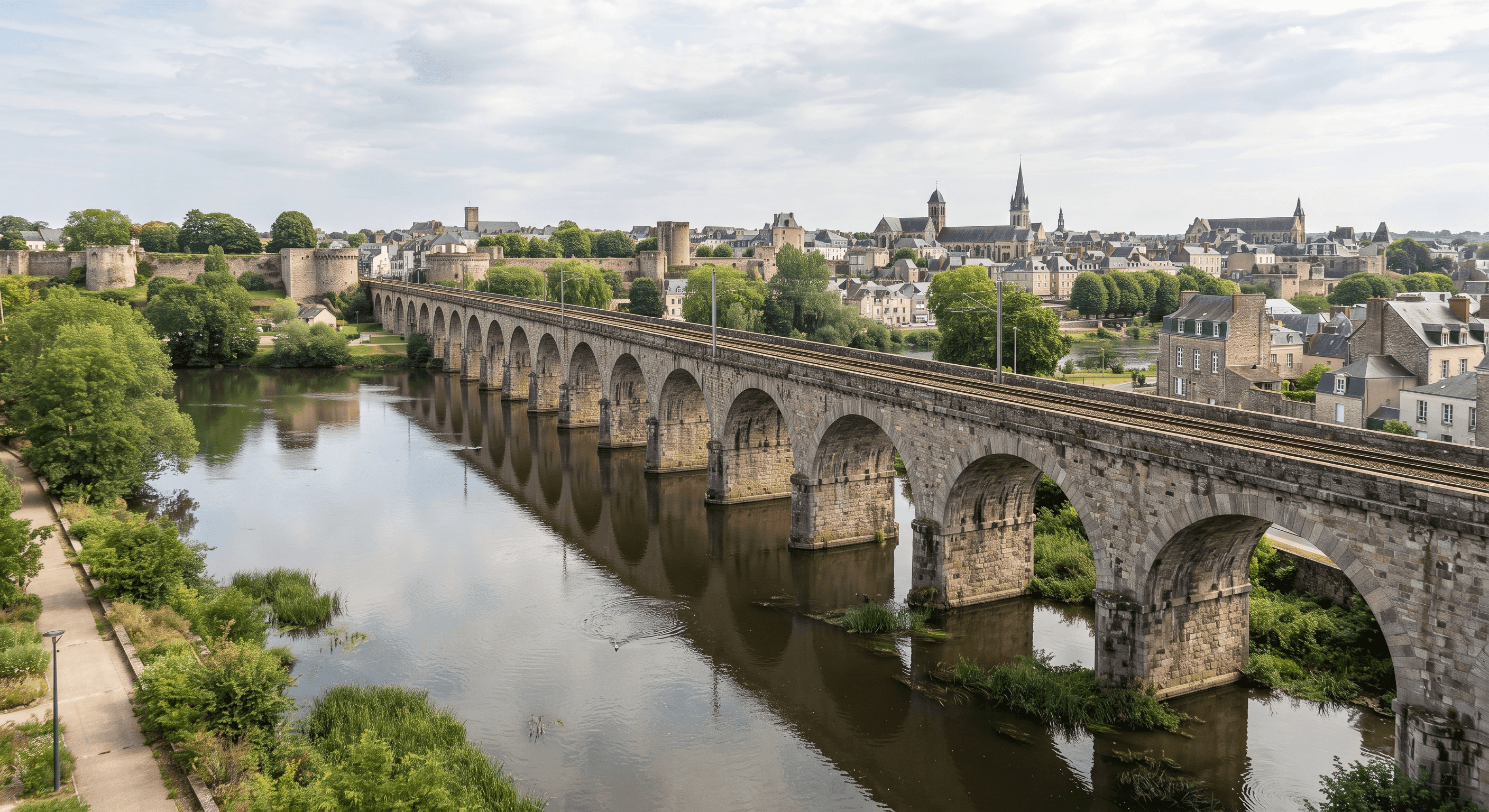 Viaduc ferroviaire de Laval