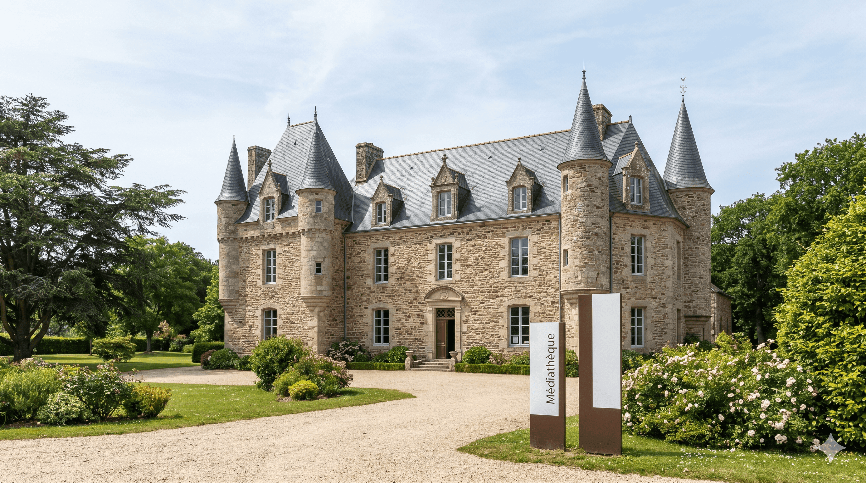 Médiathèque Manoir de Kerglaw