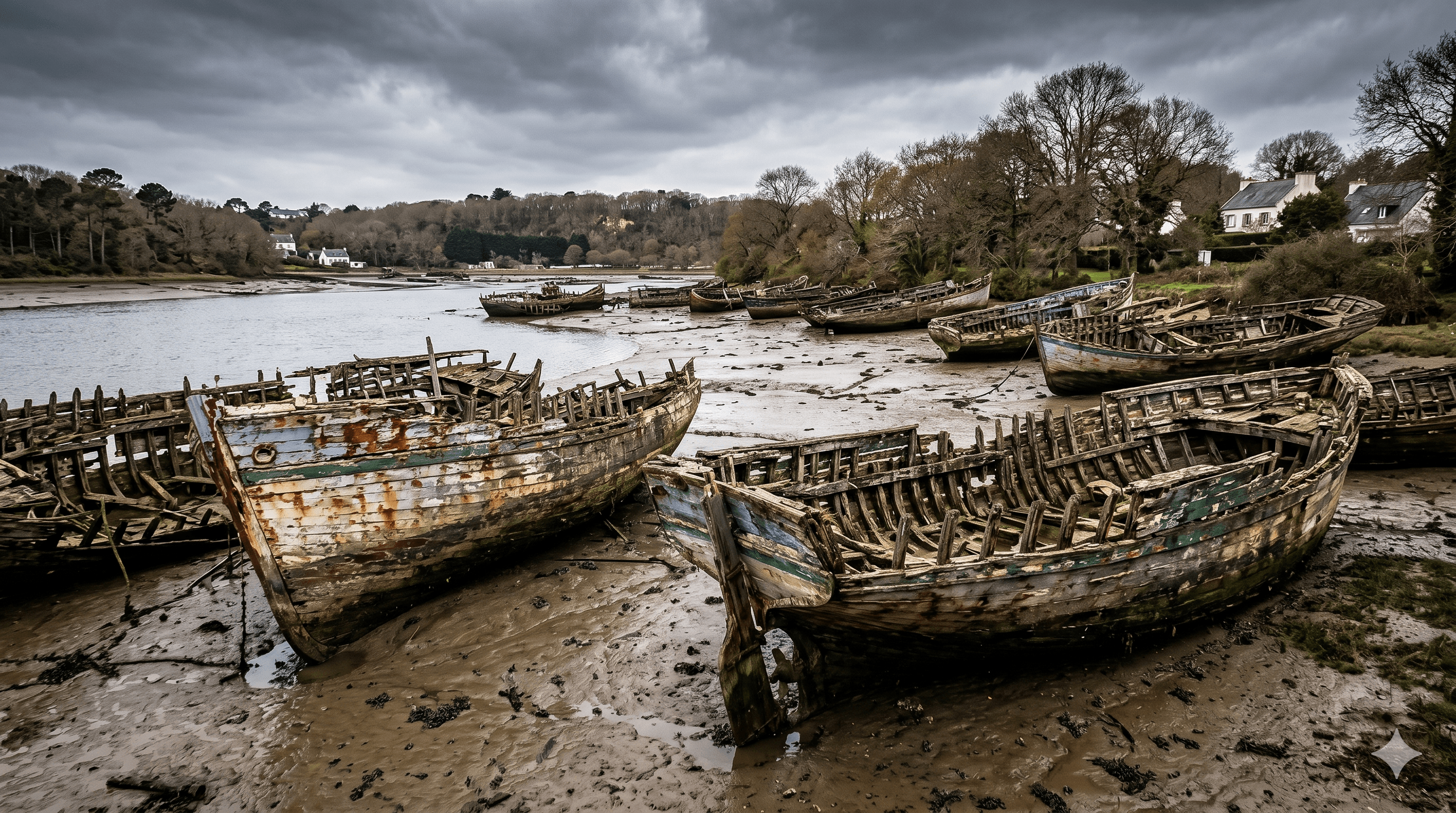 Cimetière de bateaux de Kerhervy