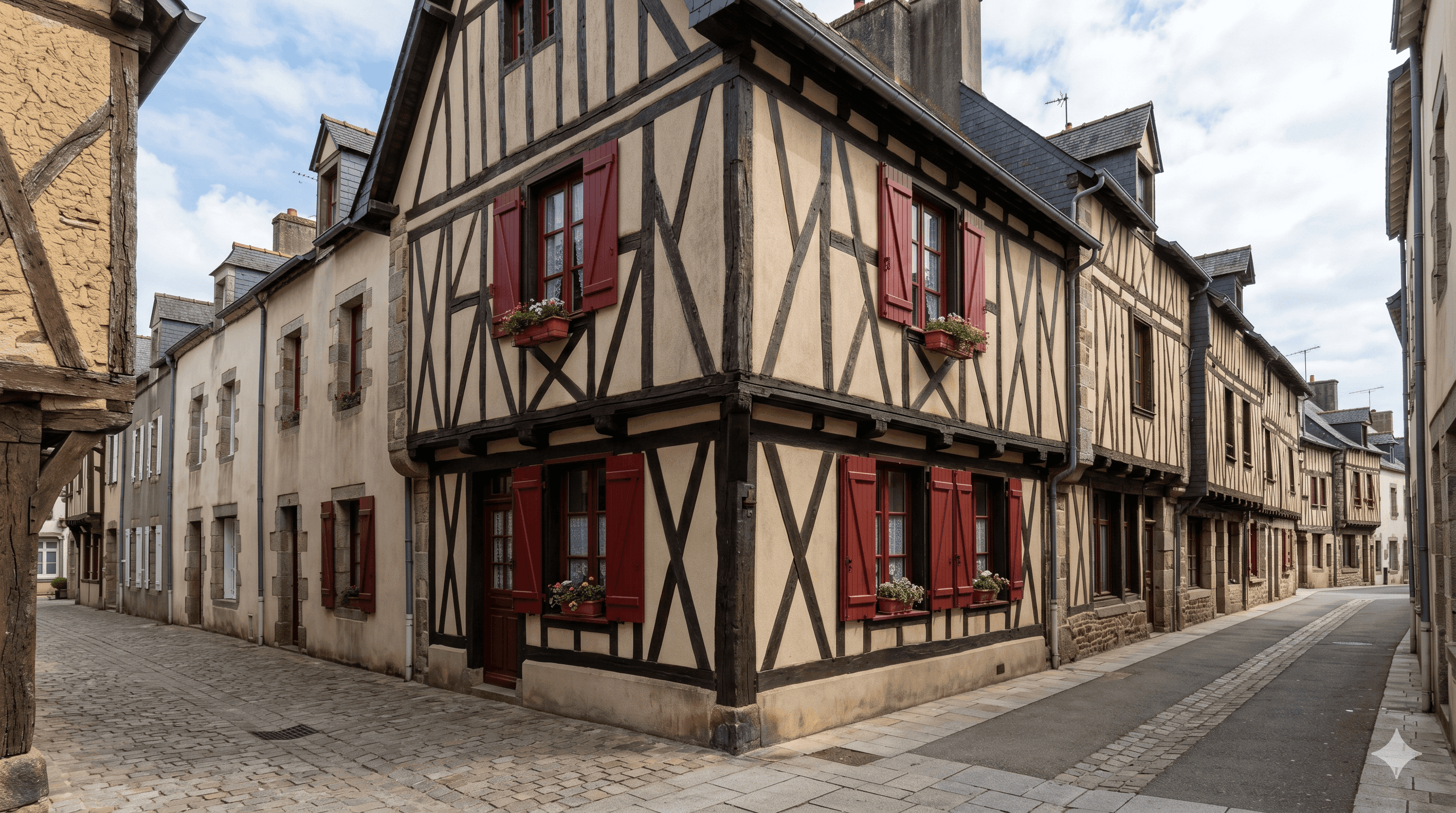 Maisons à pans de bois de Locminé