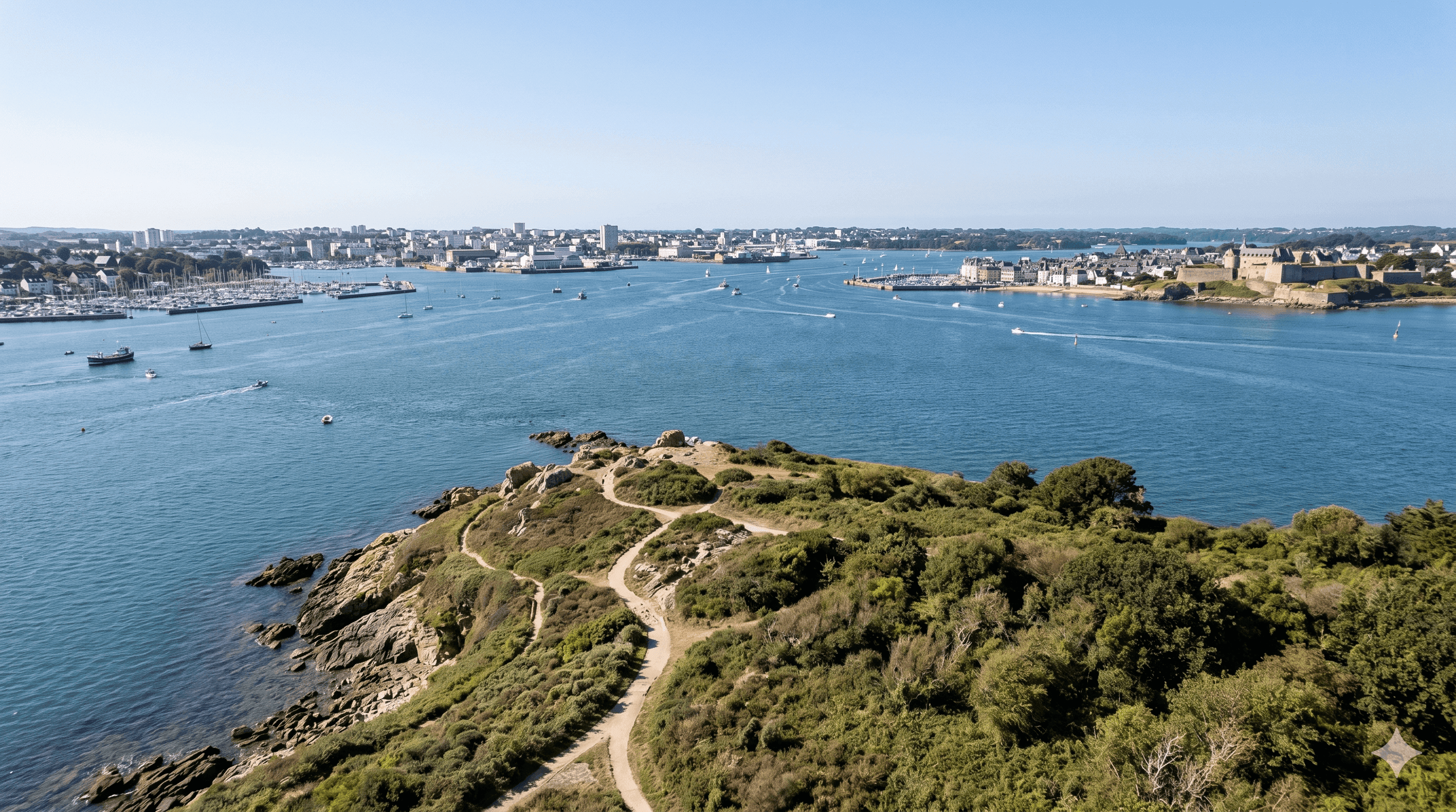 Pointe du Bigo à Locmiquélic