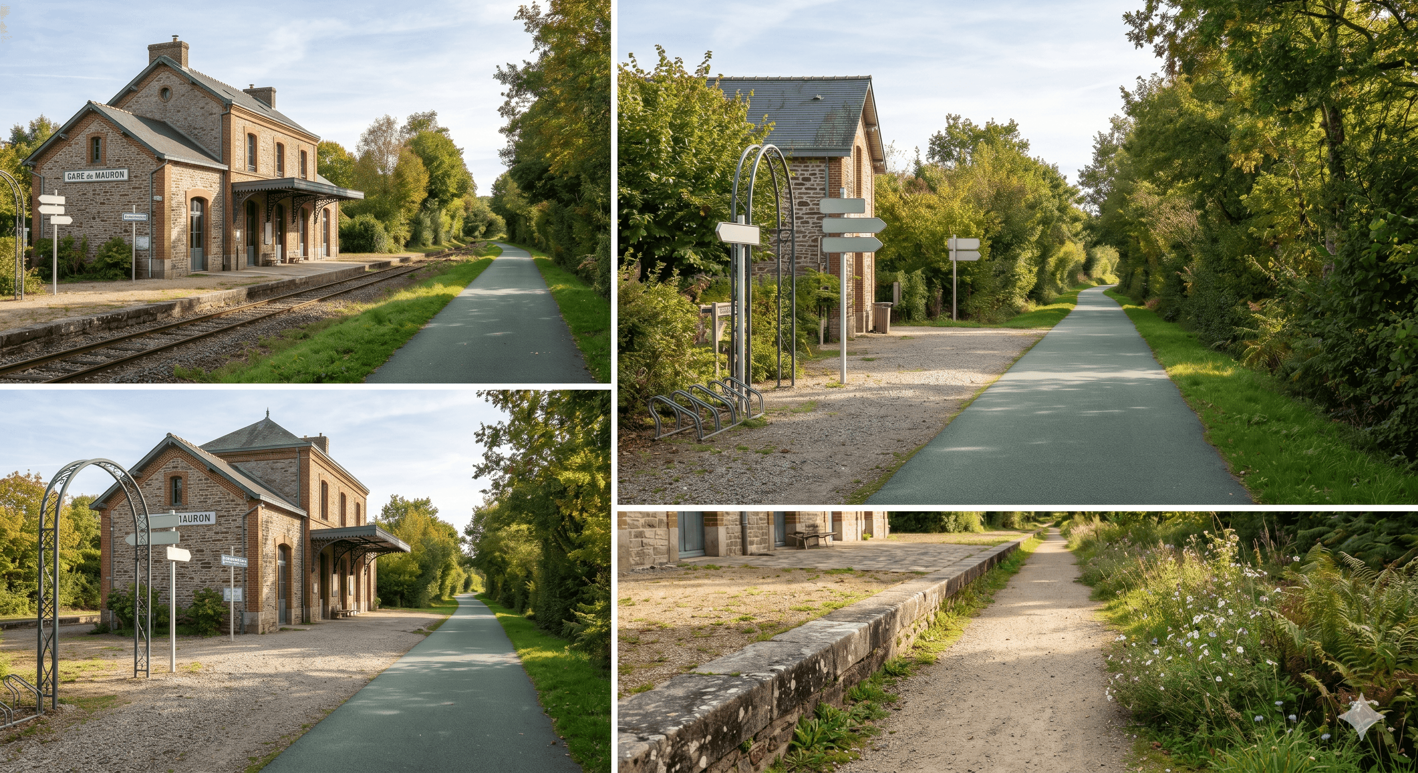 L'ancienne gare de Mauron