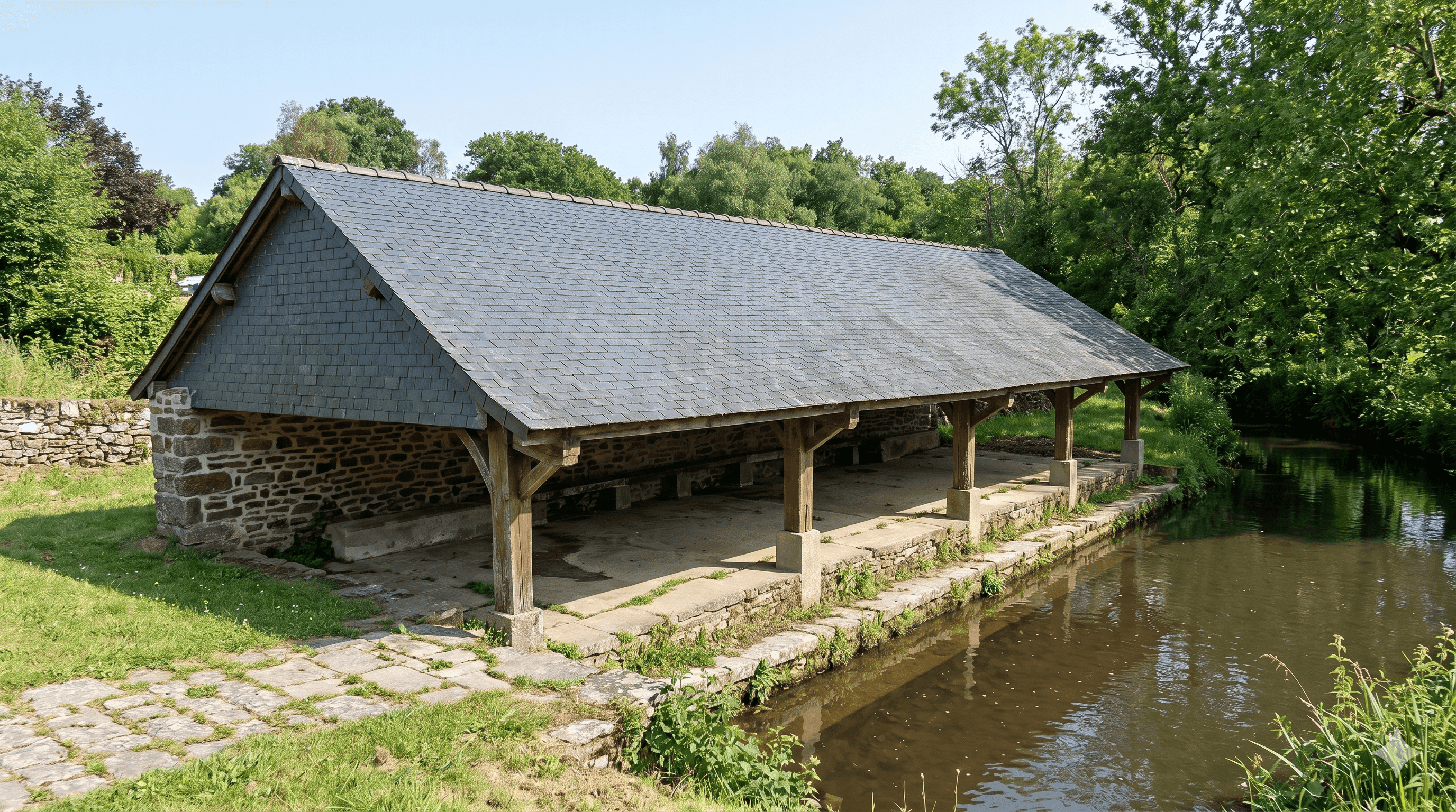 Lavoir du Douits à Mauron