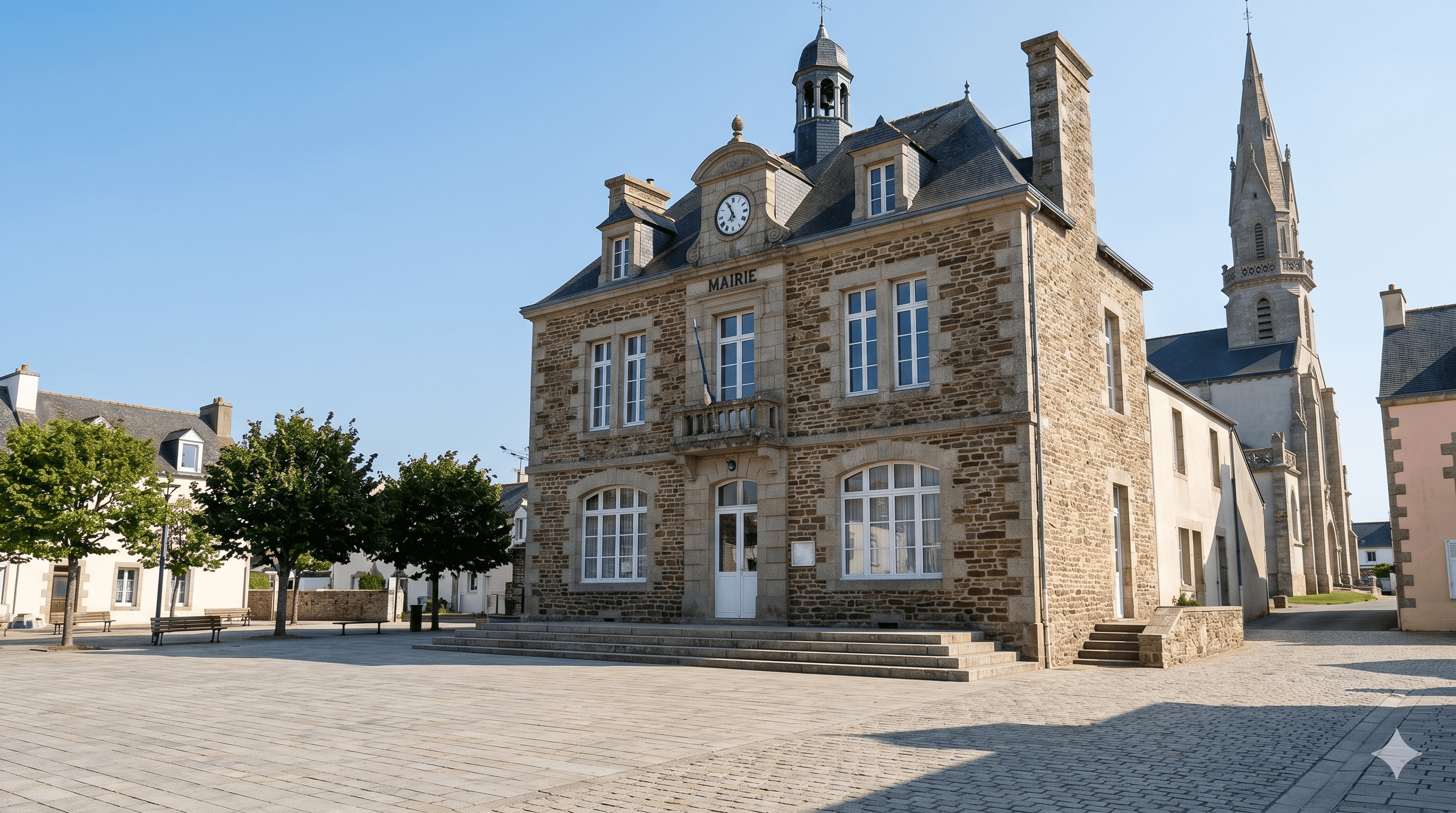 La mairie de Riantec