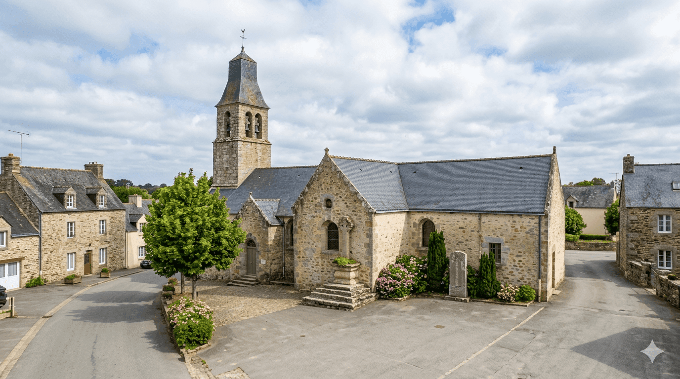 L'église Sainte-Anne de Noyalo