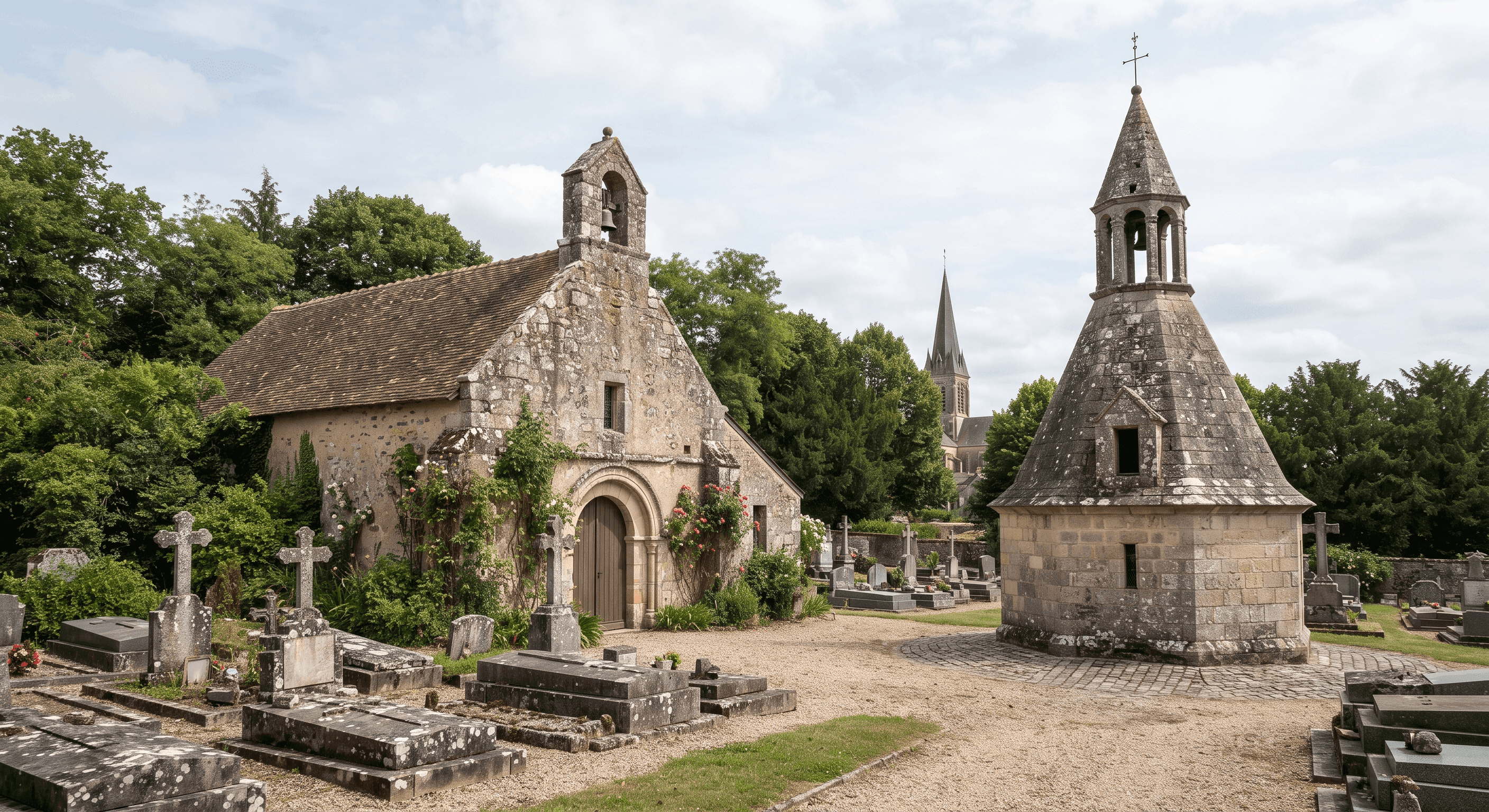 Chapelle et Lanterne des morts